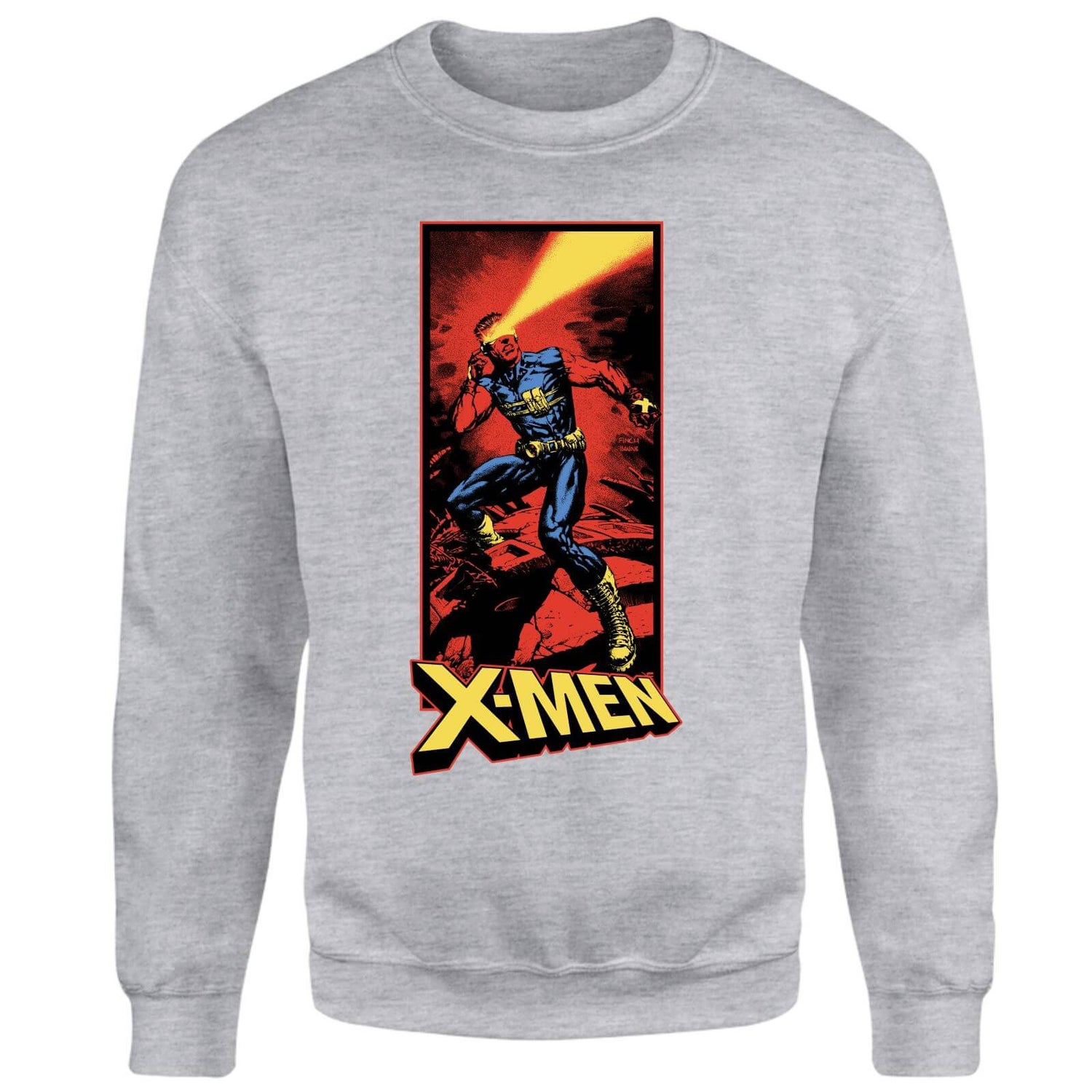 X-Men Cyclops Energy Beam Sweatshirt - Grey