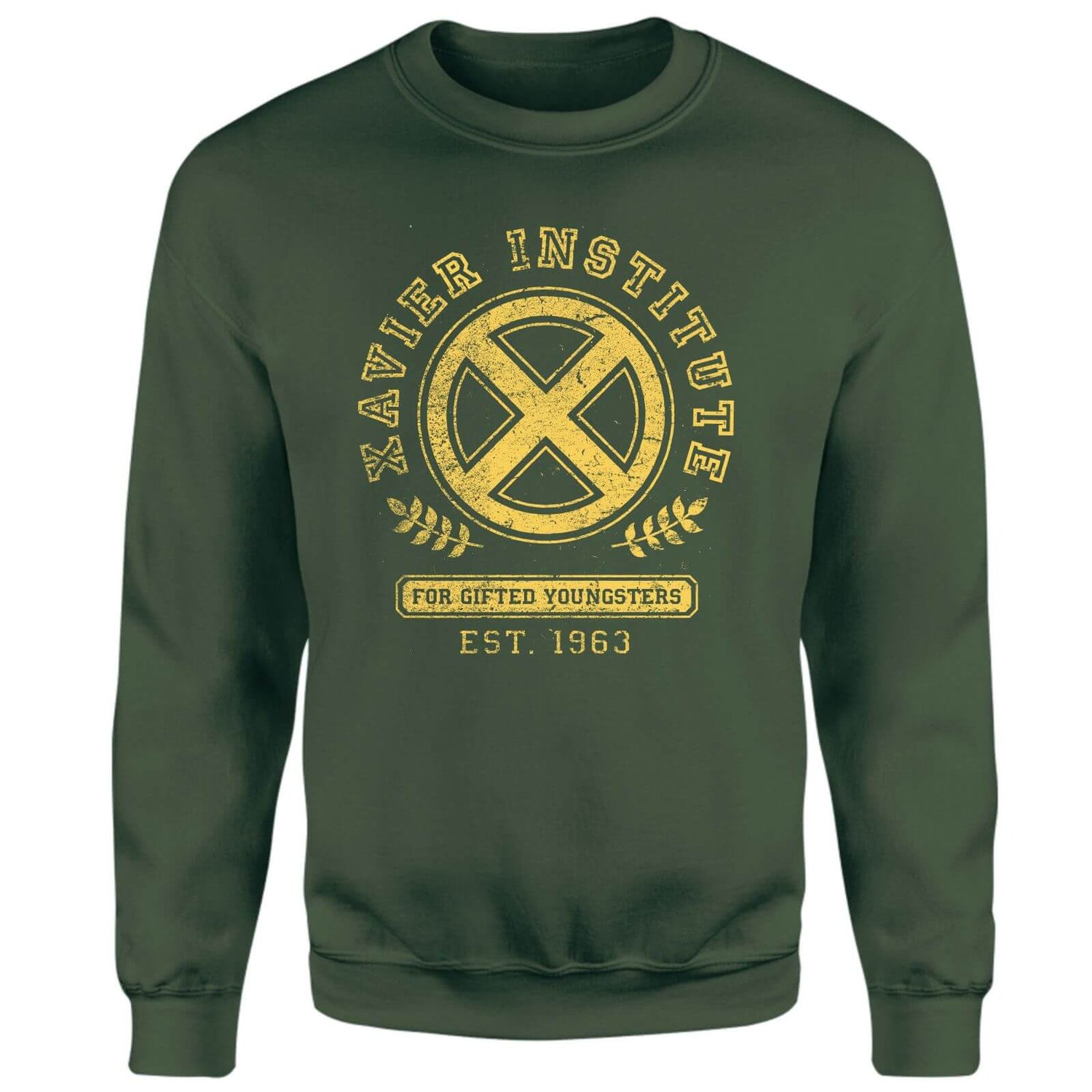 X-Men Xavier Institute For Gifted Youngsters Drk Sweatshirt - Green
