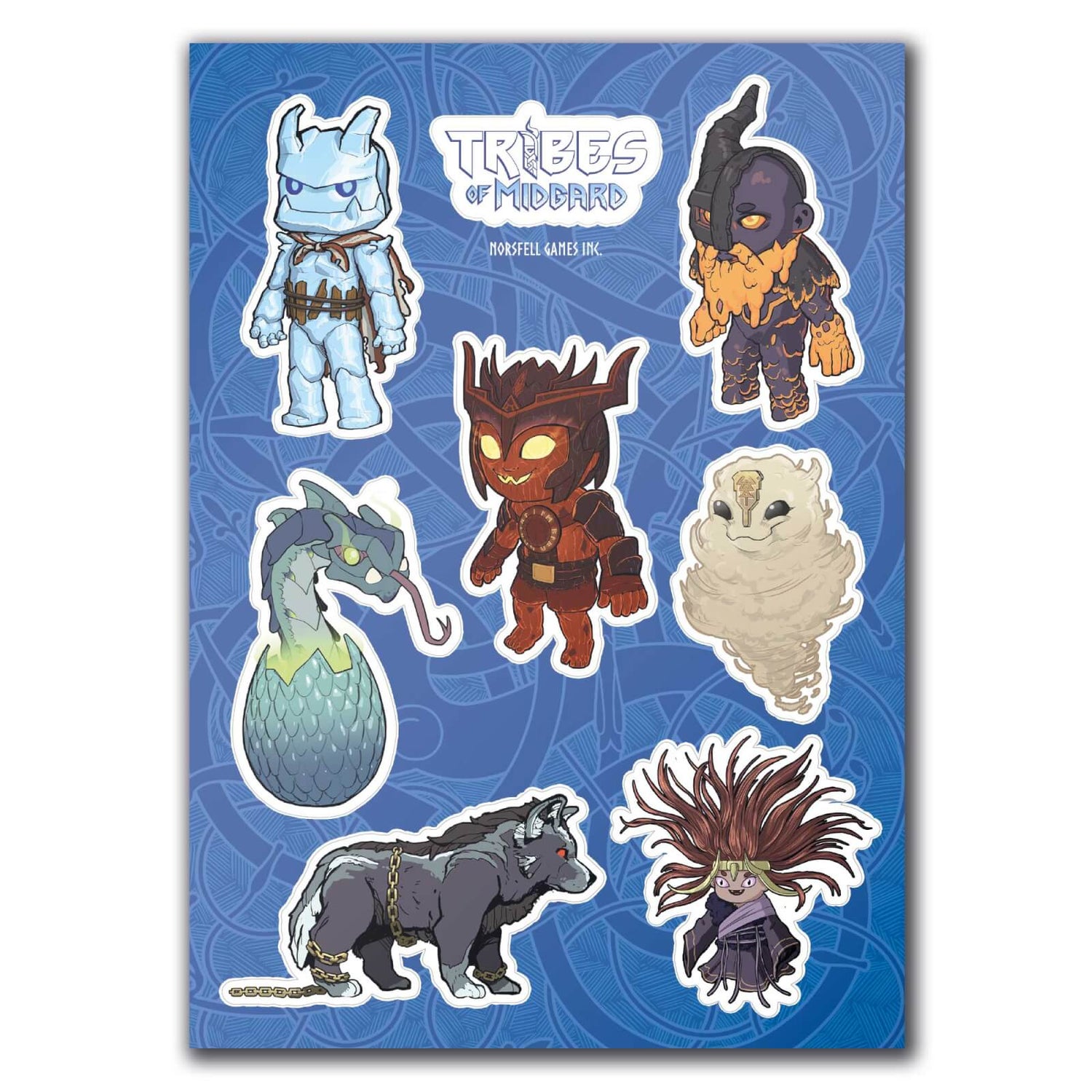 Tribes of Midgard Tribes Of Midgard A5 Sticker Pack