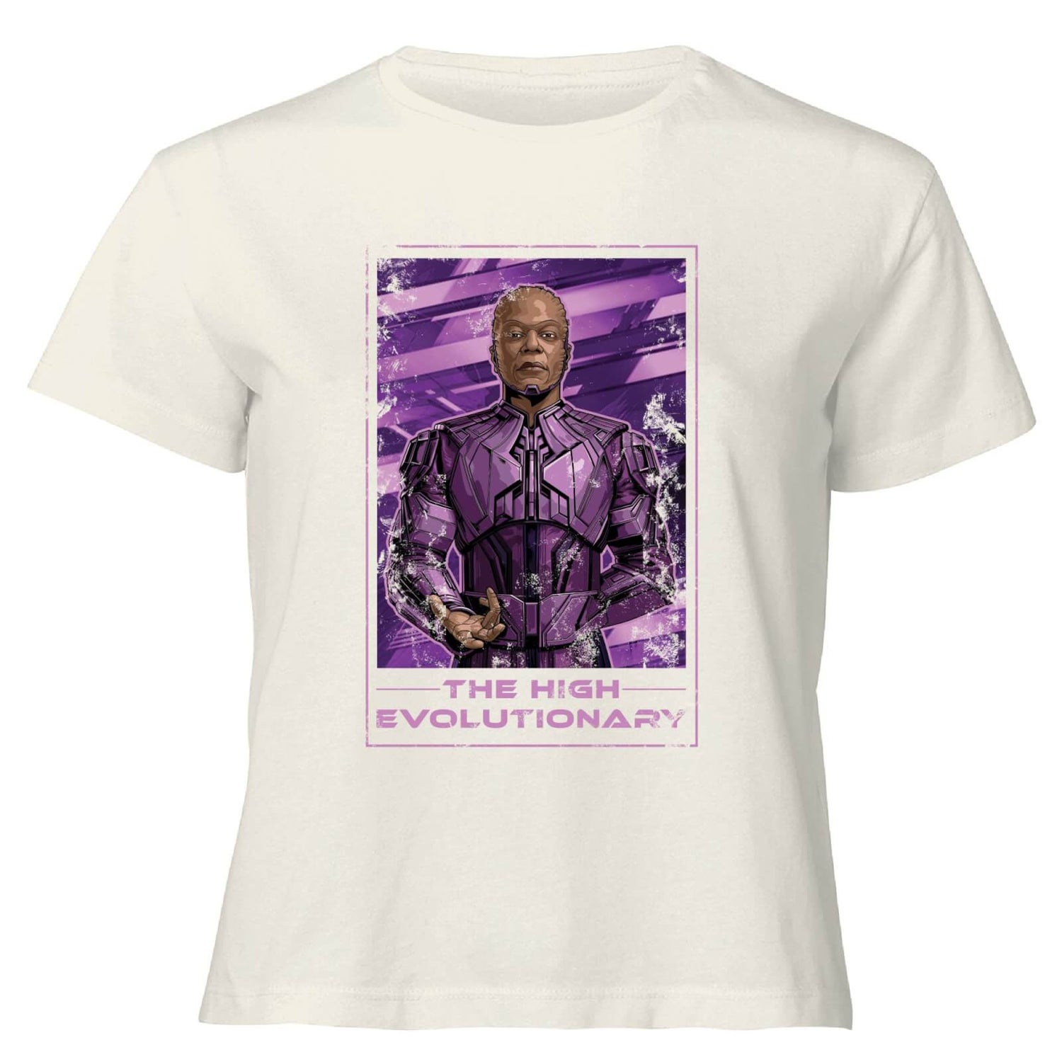 Guardians of the Galaxy The High Evolutionary Women's Cropped T-Shirt - Cream
