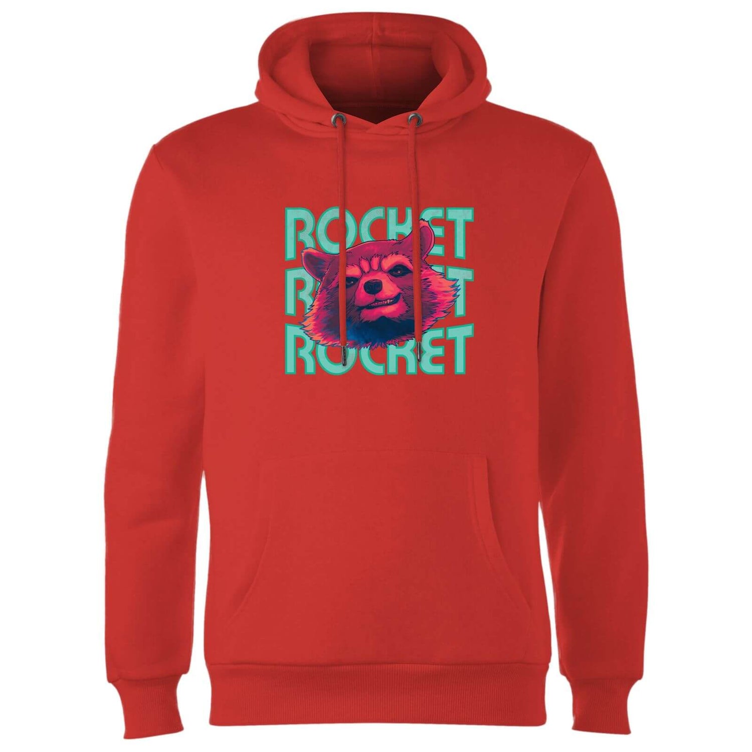 Guardians of the Galaxy Rocket Repeat Hoodie - Red
