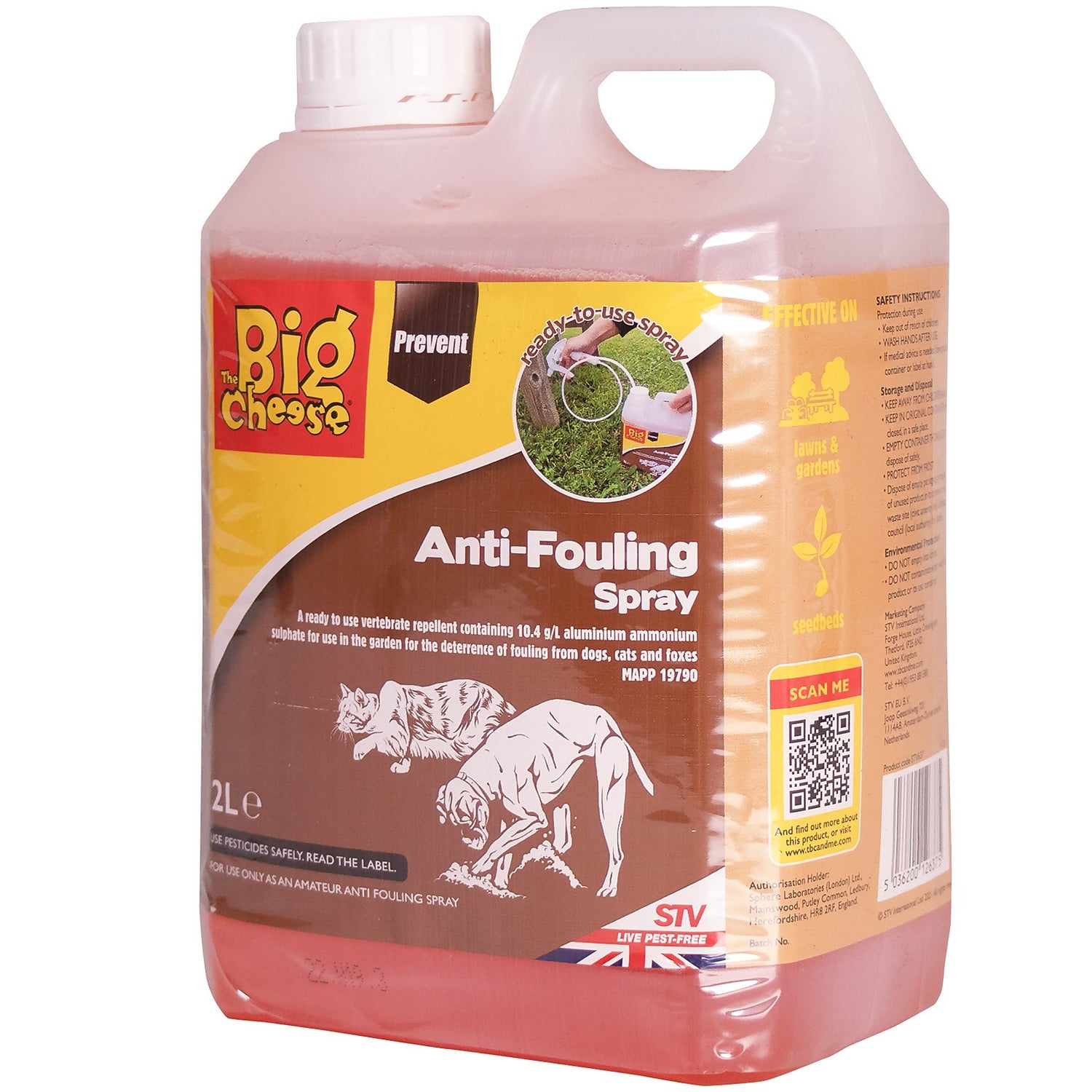 Anti dog sale fouling spray
