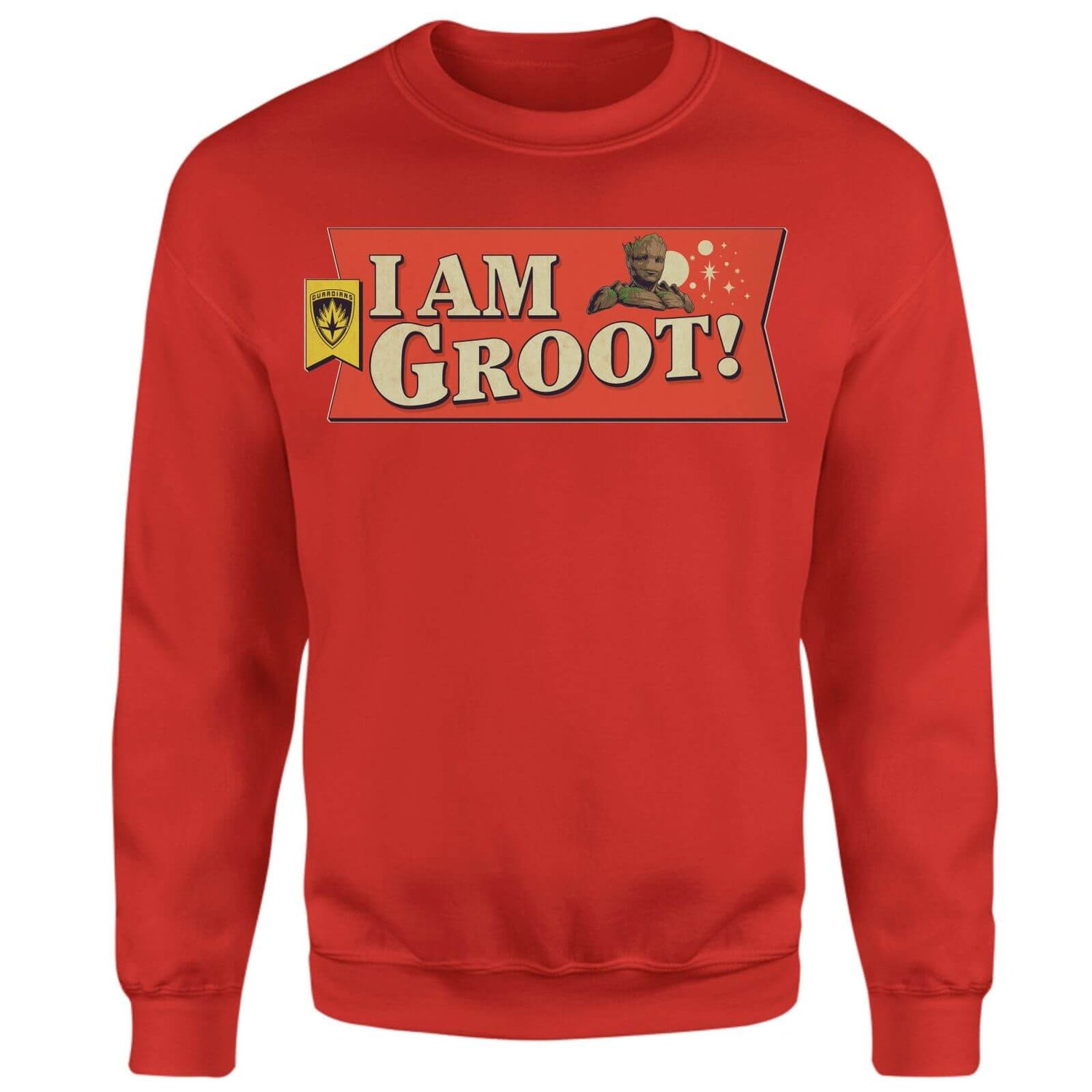 Guardians of the Galaxy I Am Groot! Sweatshirt - Red