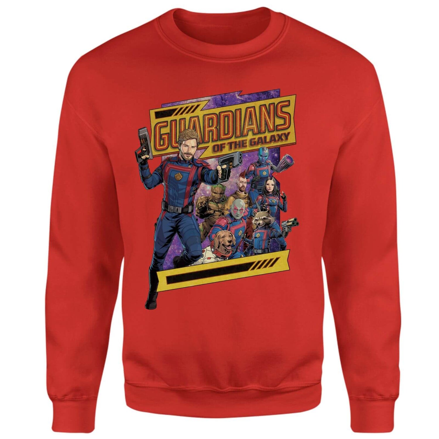 Guardians of the Galaxy Galaxy Sweatshirt - Red