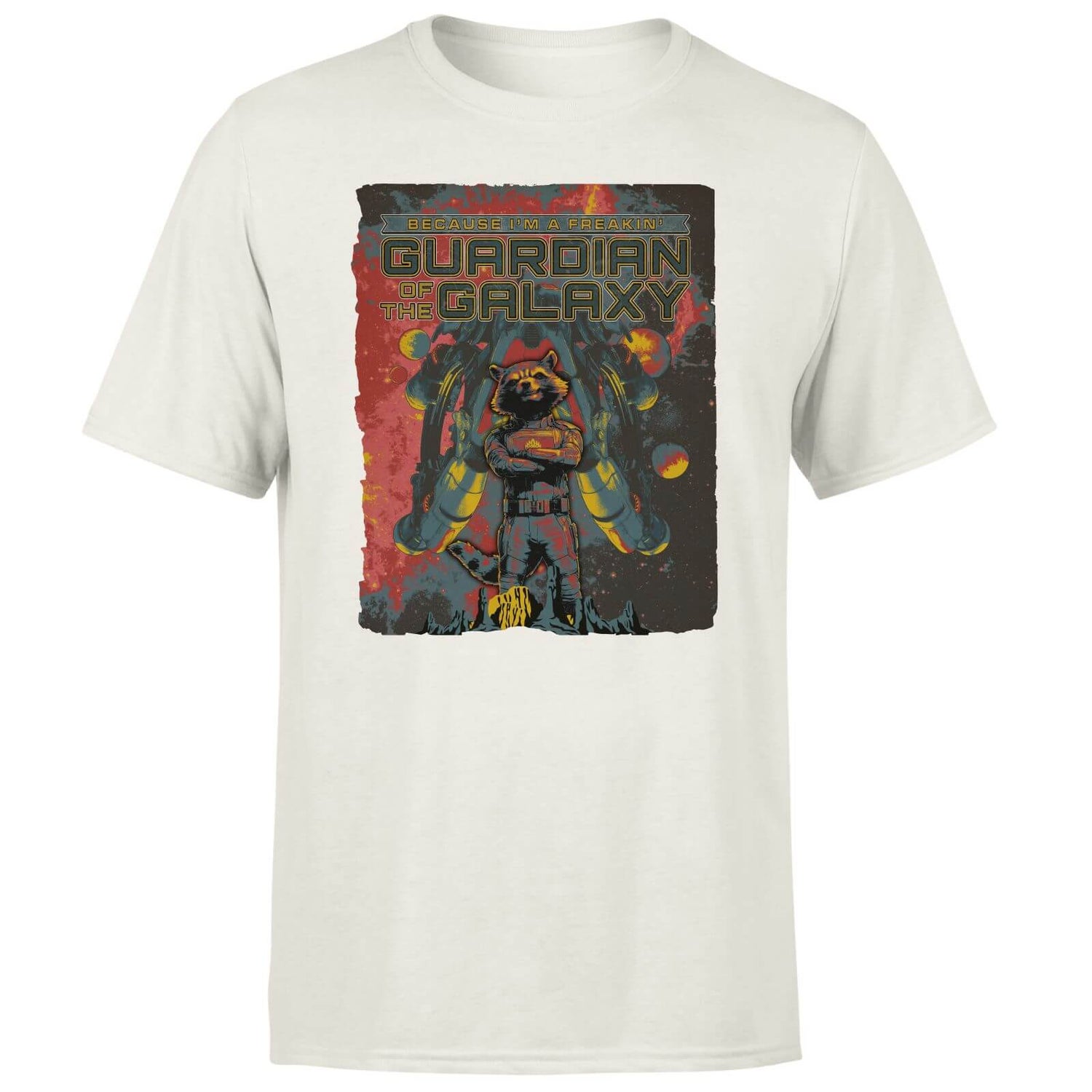 Guardians of the Galaxy I'm A Freakin' Guardian Of The Galaxy Men's T-Shirt - Cream