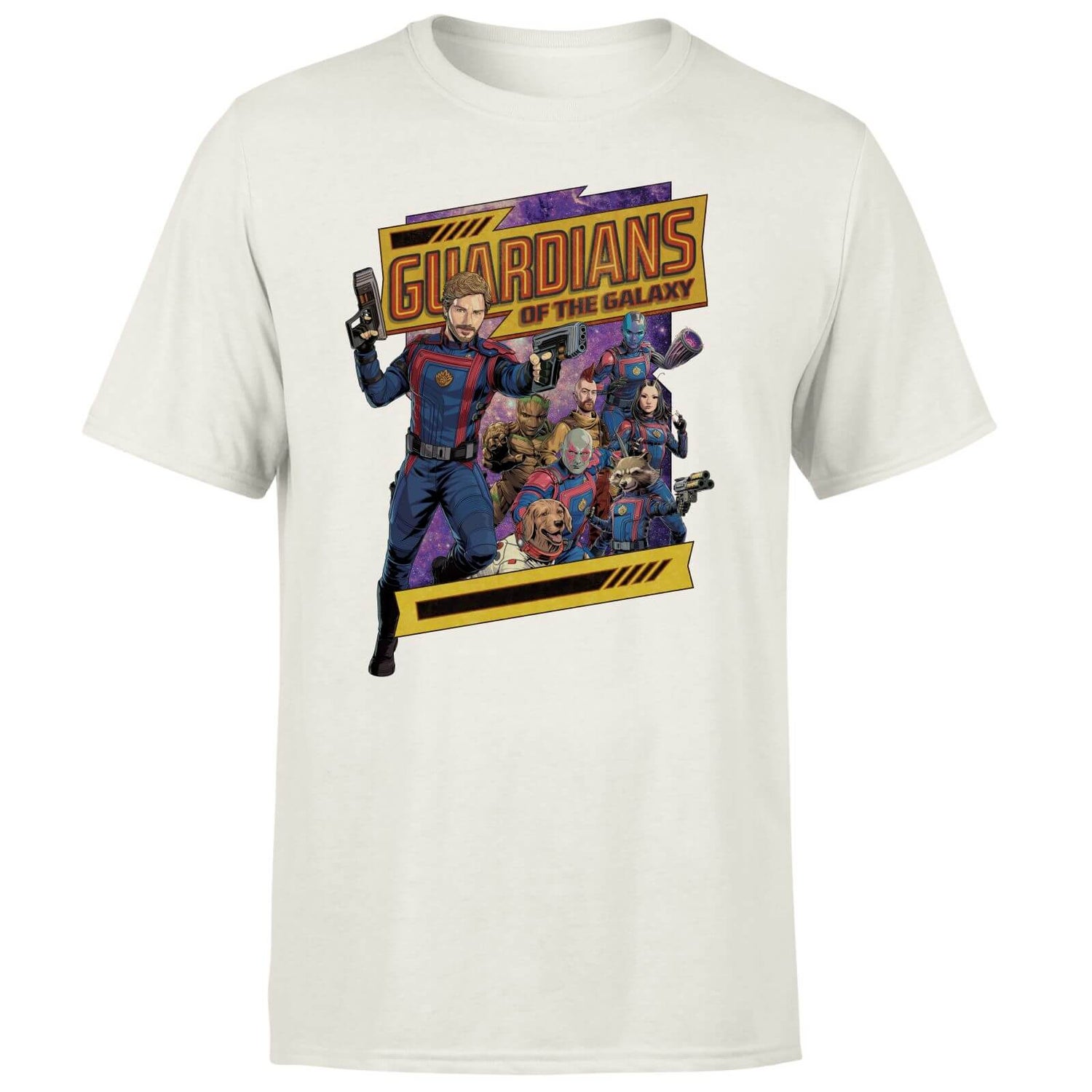 Guardians of the Galaxy Galaxy Men's T-Shirt - Cream