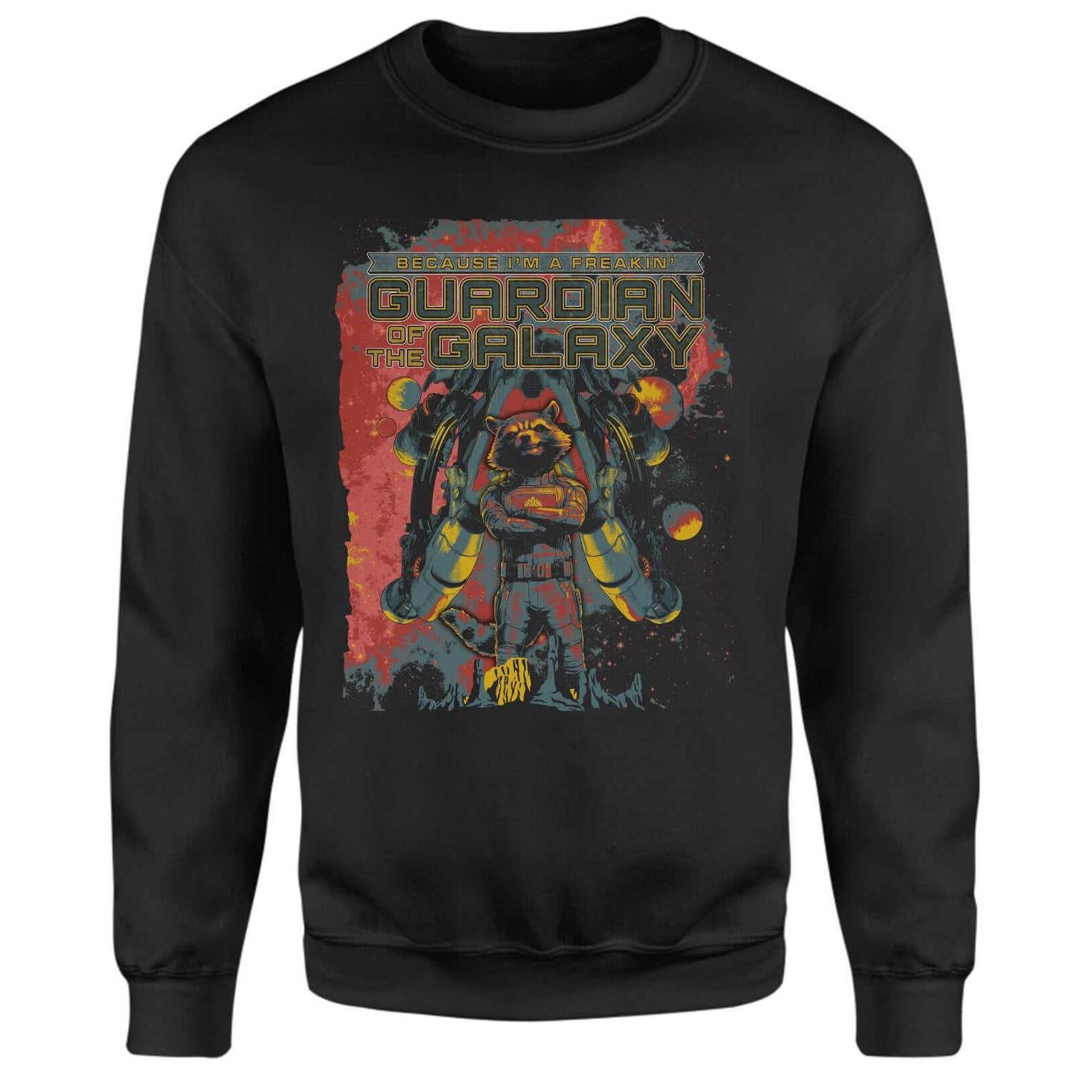Guardians of the Galaxy I'm A Freakin' Guardian Of The Galaxy Kids' Sweatshirt - Black 