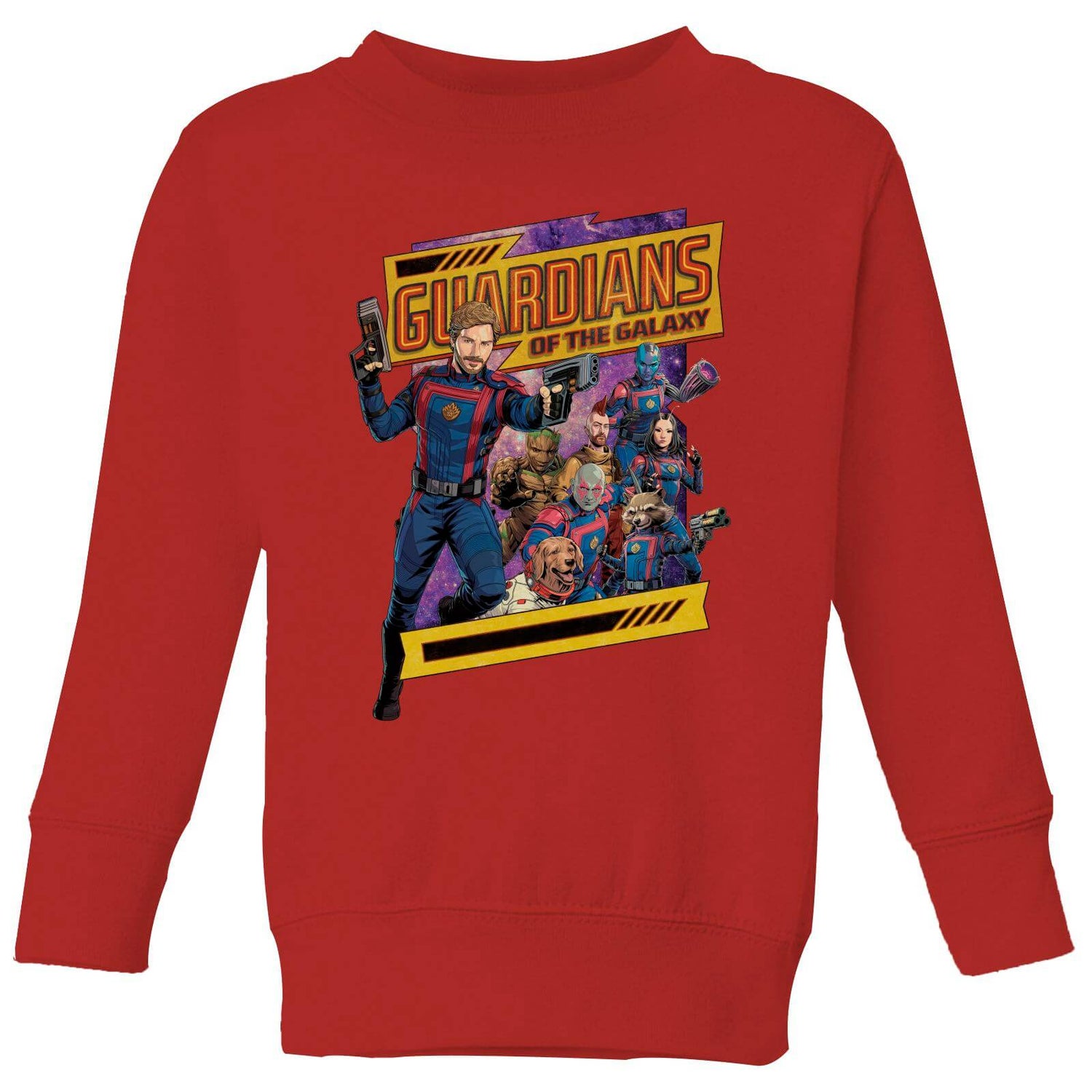 Guardians of the Galaxy Galaxy Kids' Sweatshirt - Red