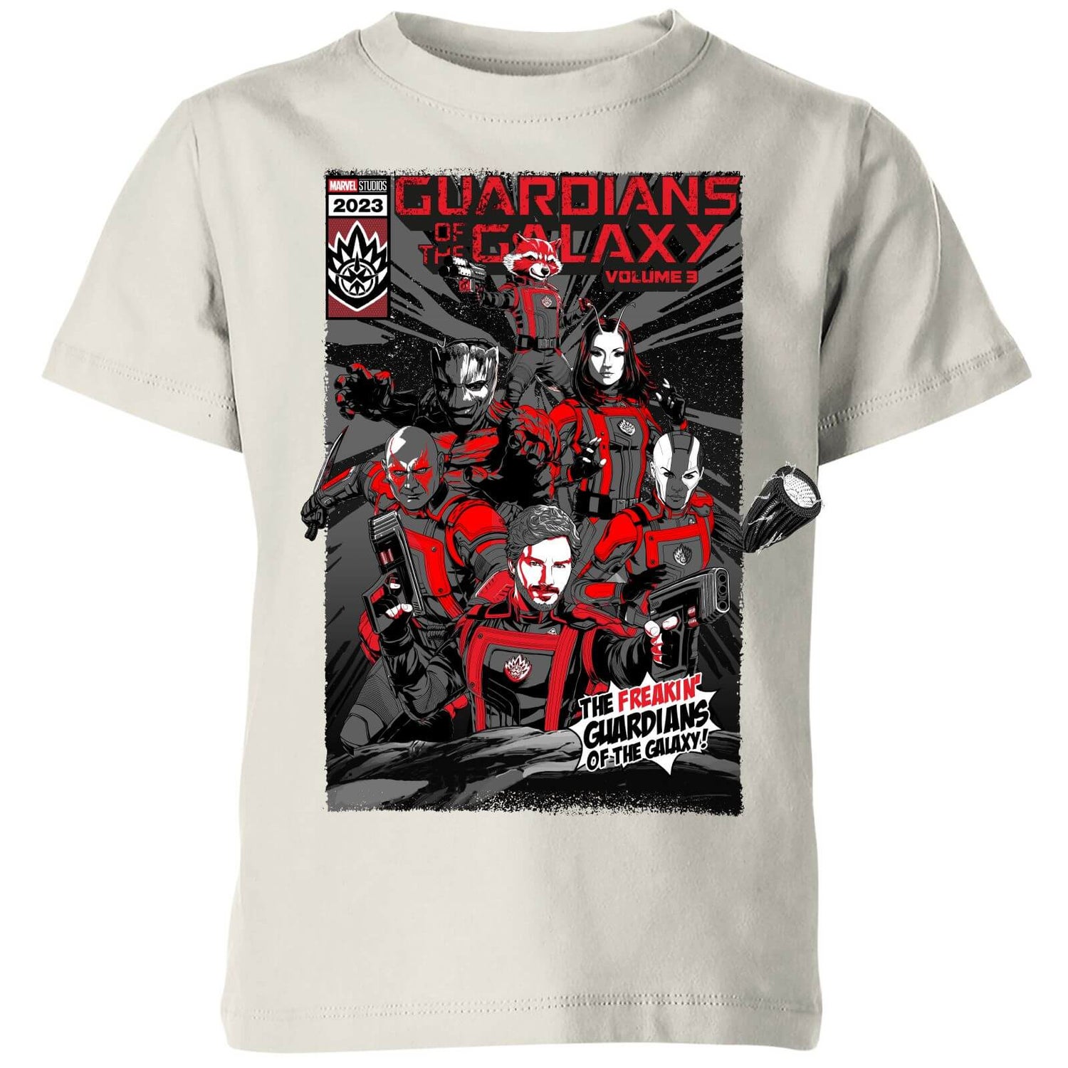Guardians of the The Freakin' Comic Kids' T-Shirt - Cream Clothing | Zavvi Australia