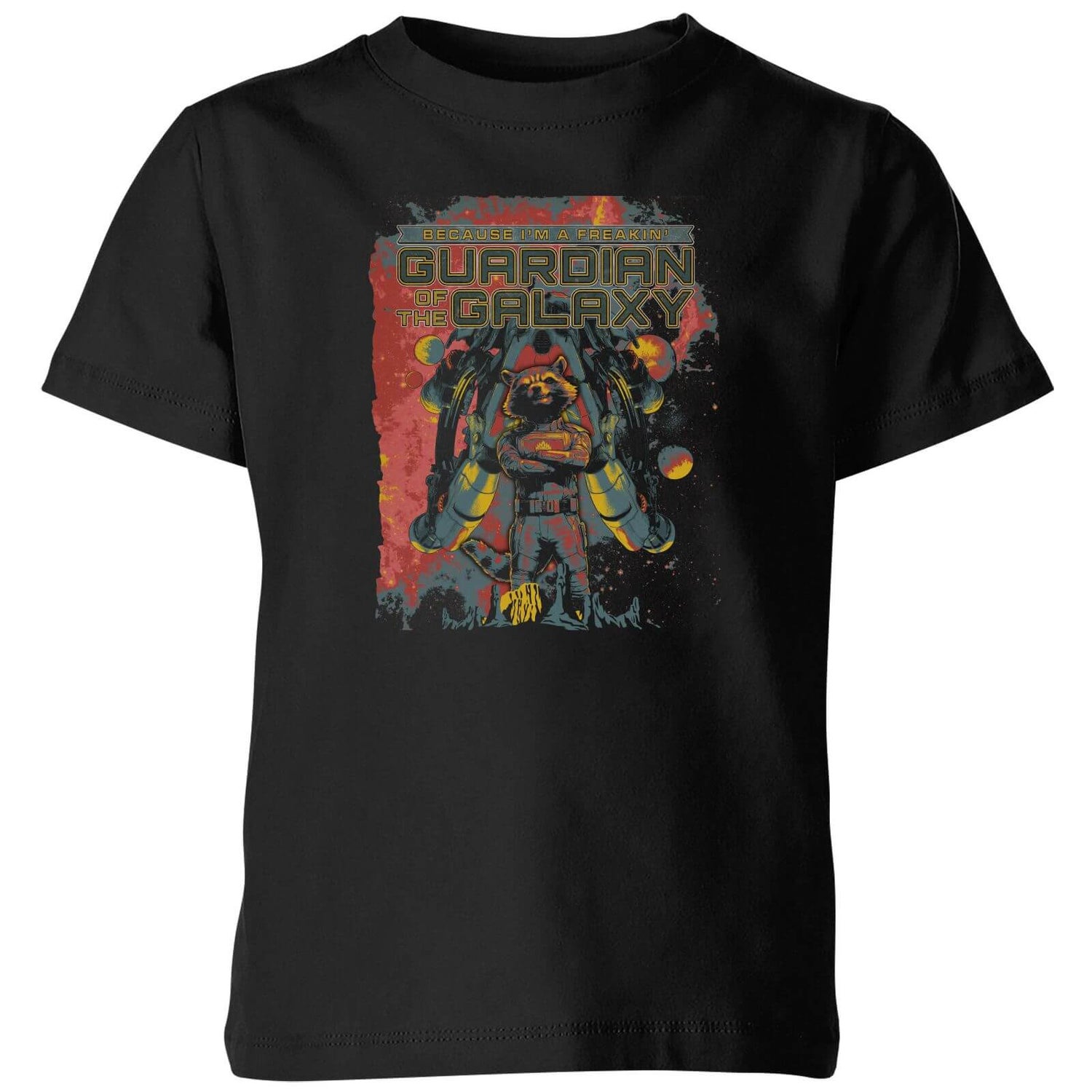 Guardians of the Galaxy I'm A Freakin' Guardian Of The Galaxy Kids' T-Shirt - Black