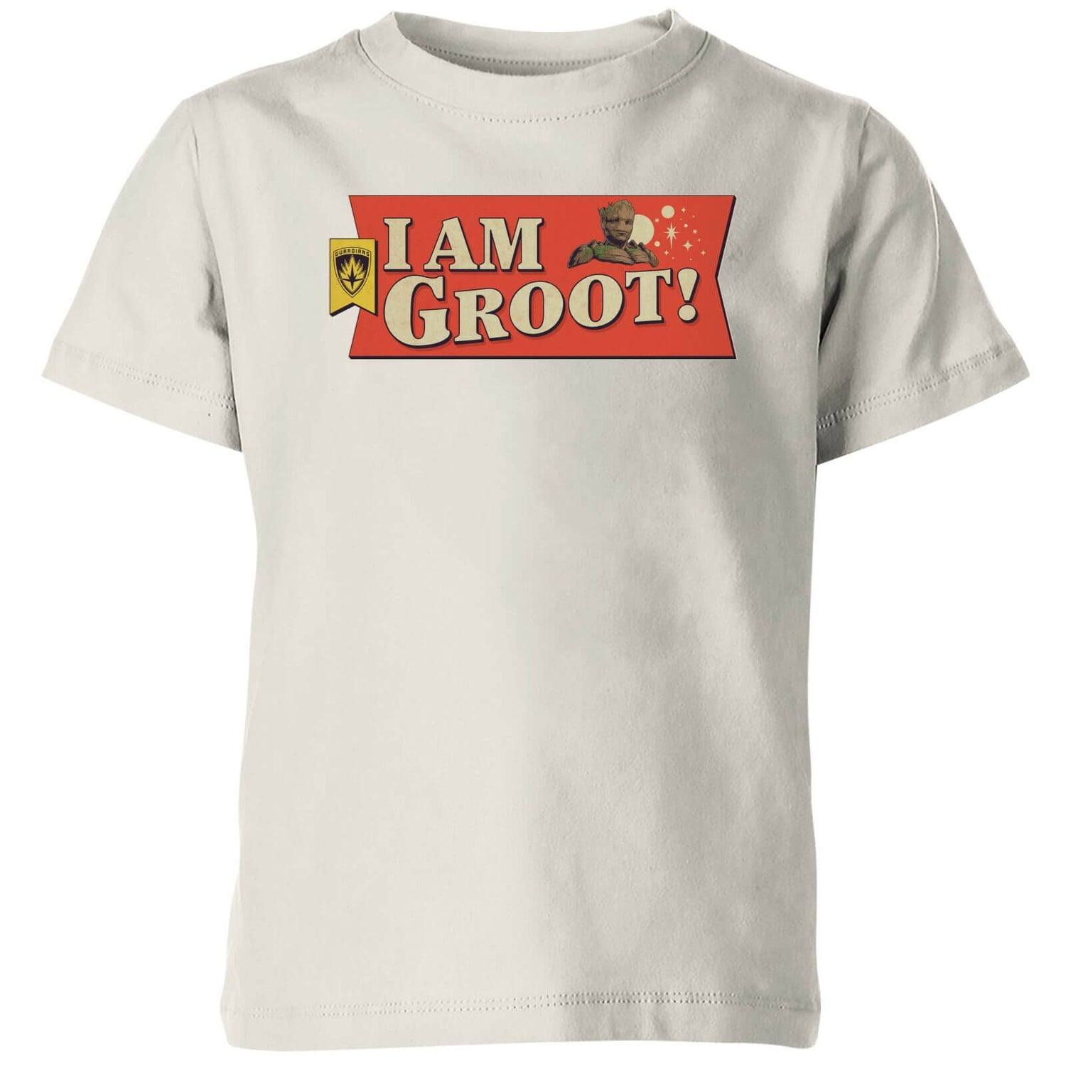 Guardians of the Galaxy I Am Groot! Kids' T-Shirt - Cream
