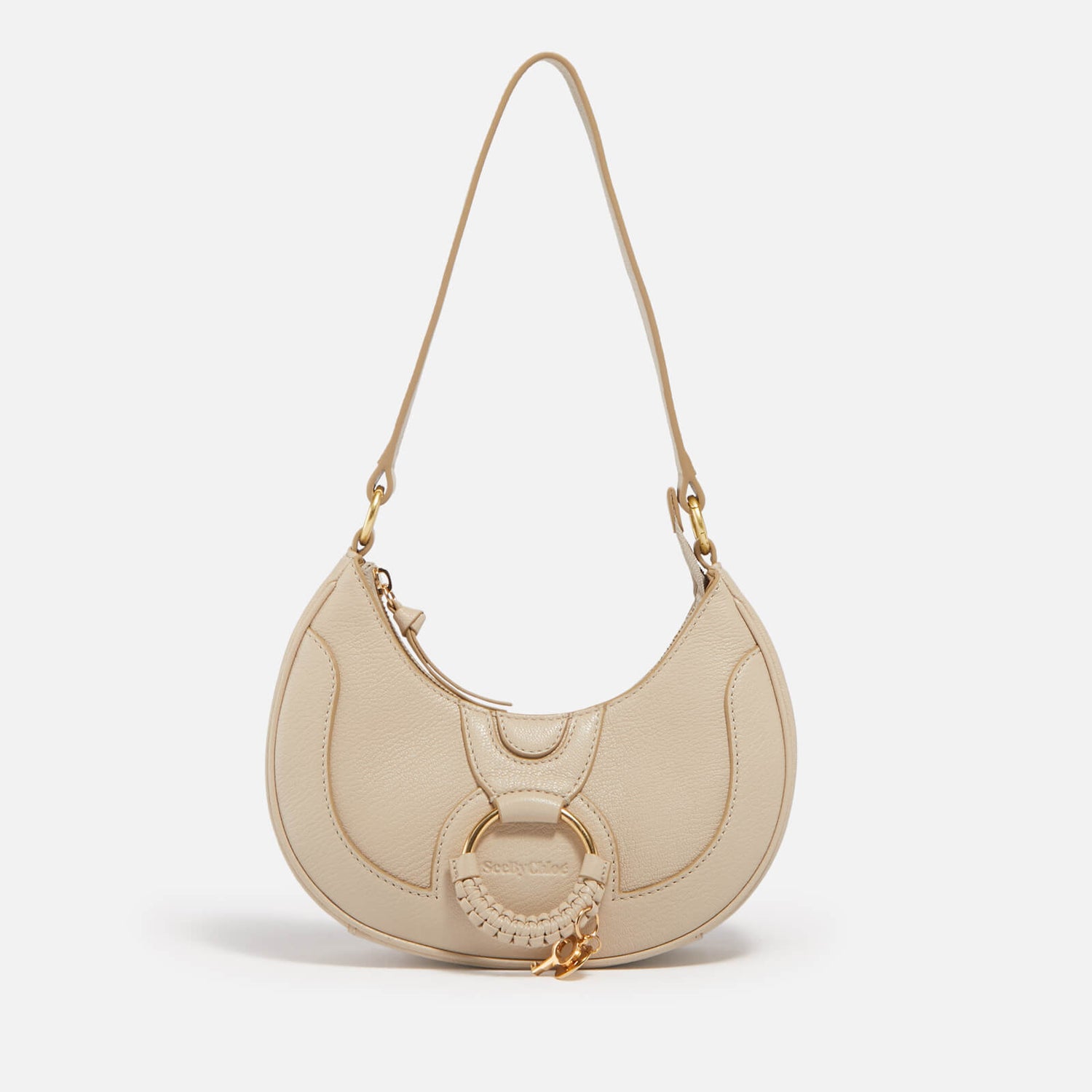 See By Chloé Hana Half Moon Leather Shoulder Bag