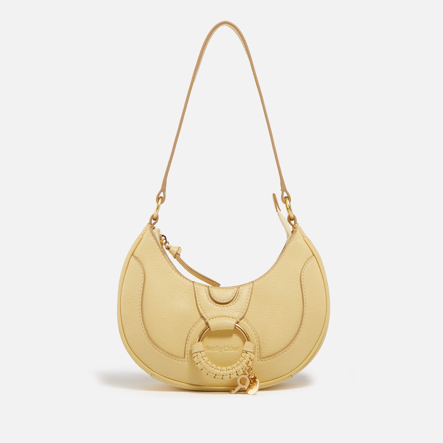 See By Chloé Hana Half Moon Leather Shoulder Bag