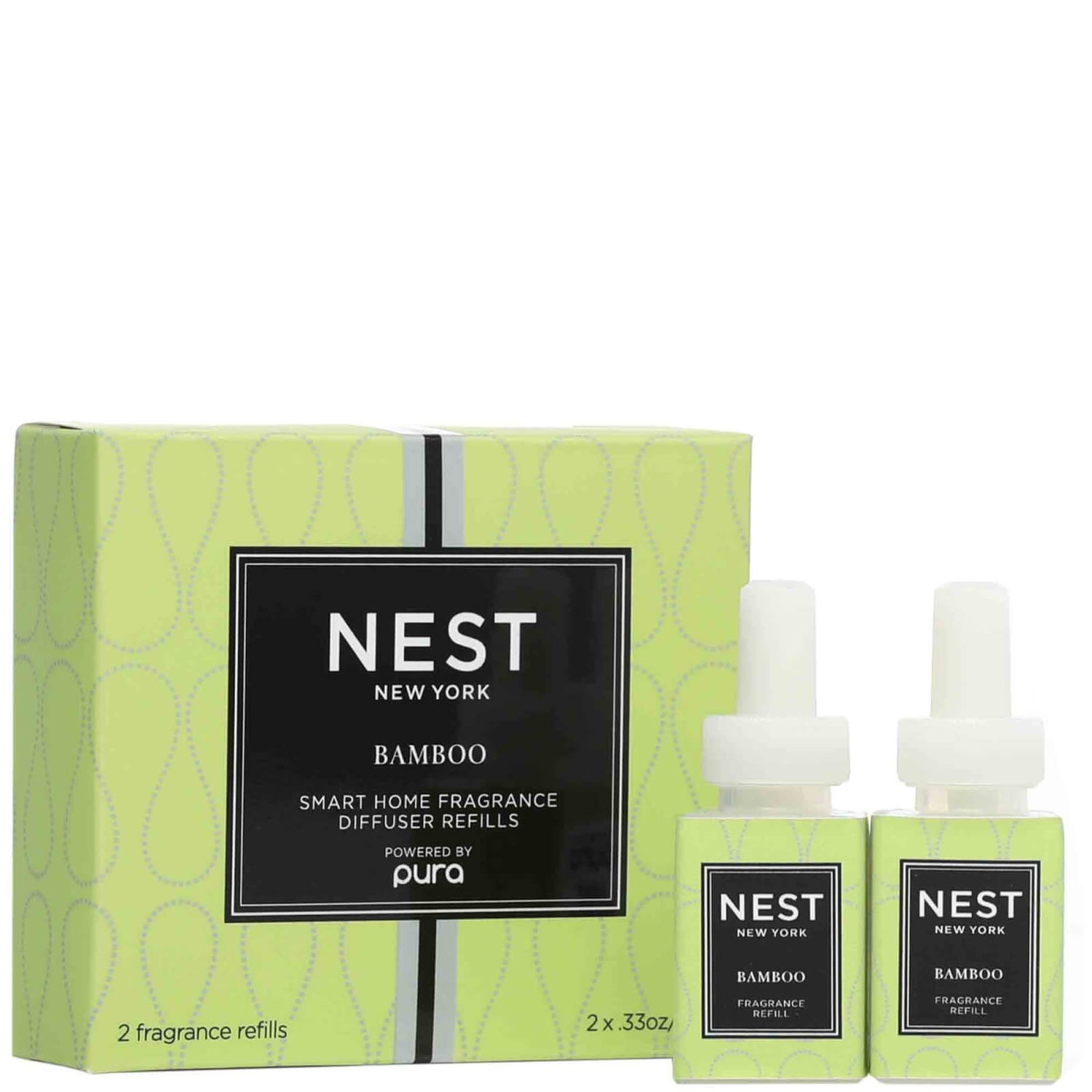 NEST New York Bamboo Refill Duo for NEST x Pura Smart Home Fragrance Diffuser 10ml