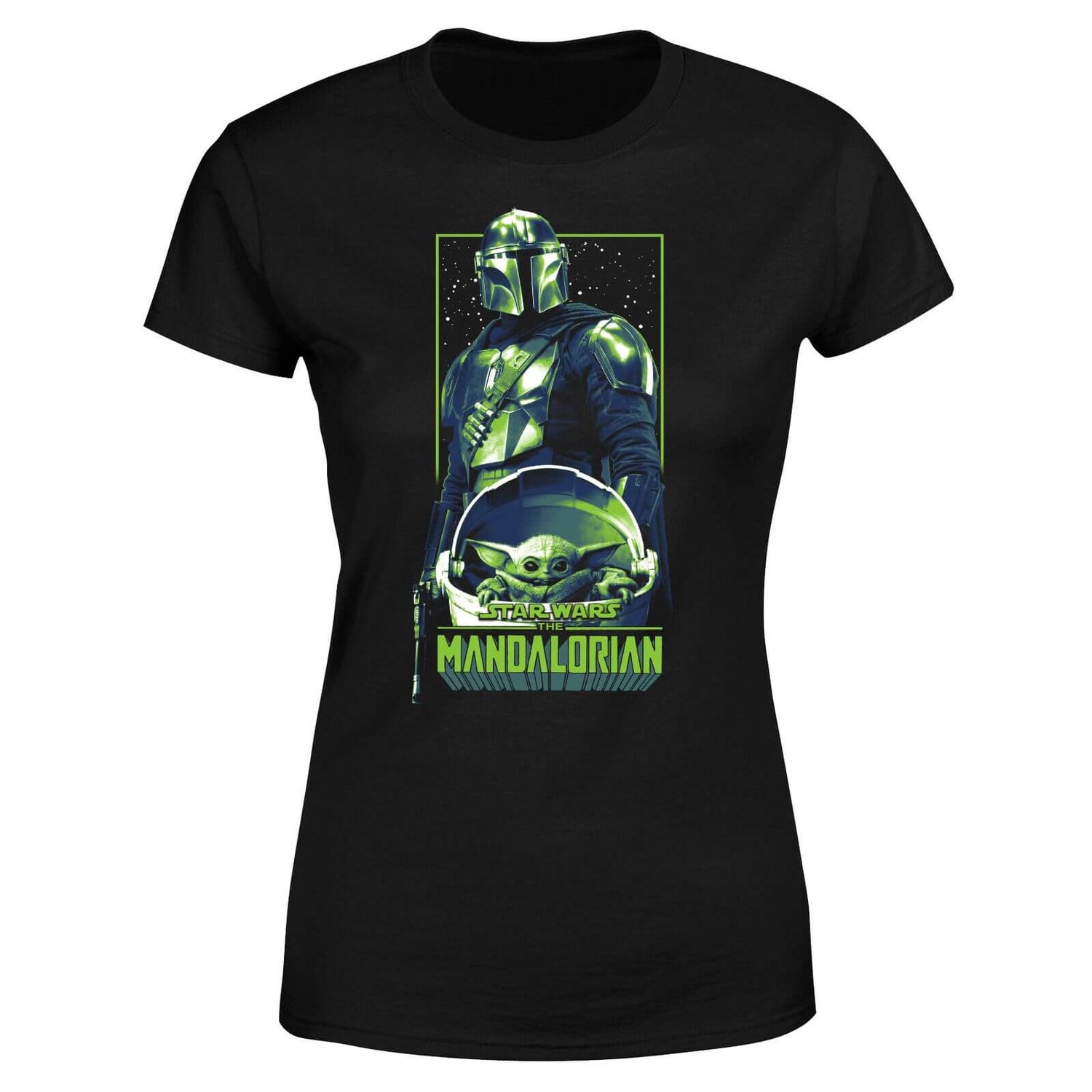 The Mandalorian Grogu & Mando Women's T-Shirt - Black