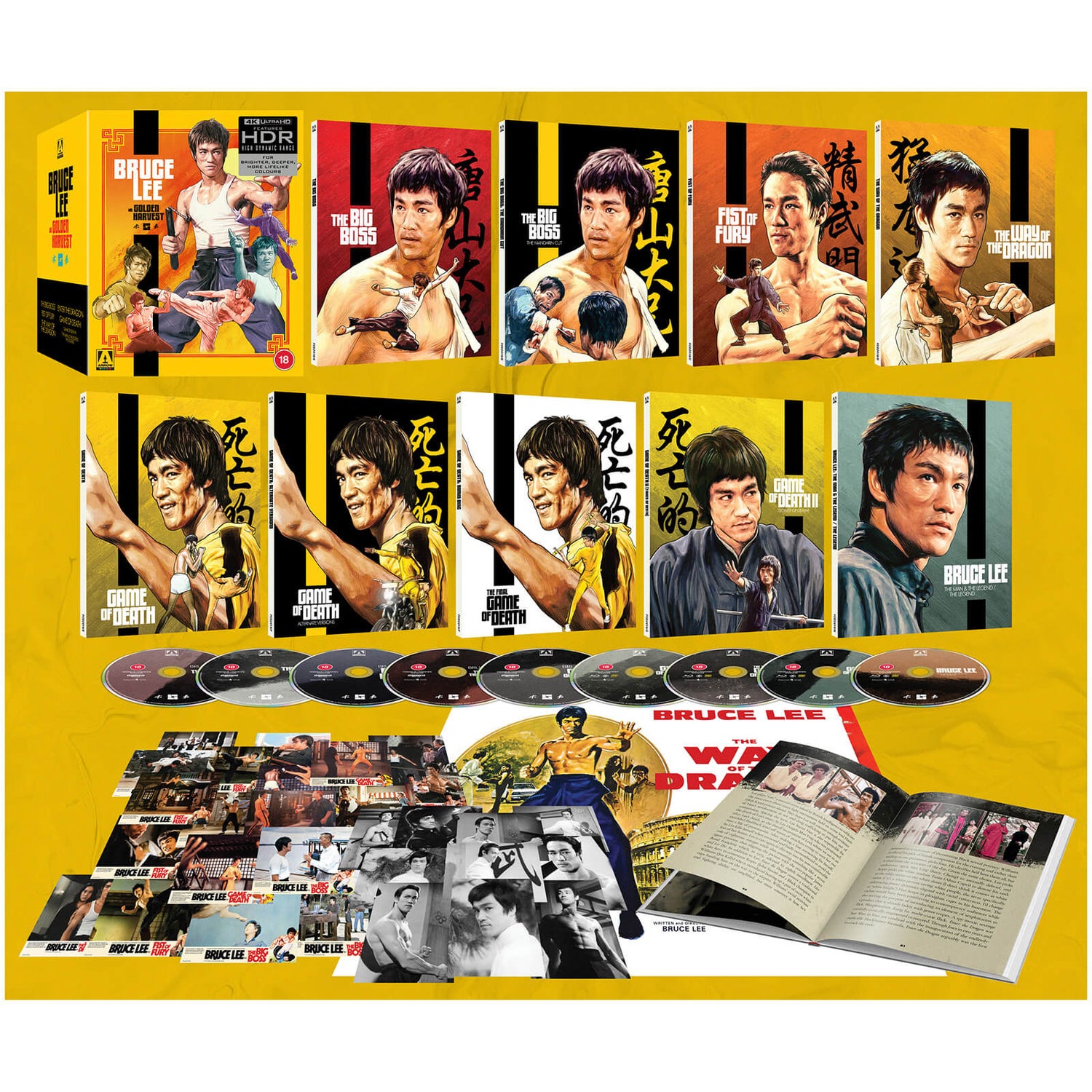 Bruce Lee At Golden Harvest - Arrow Exclusive - Limited Edition 4K Ultra Hd  | Arrow Films Uk