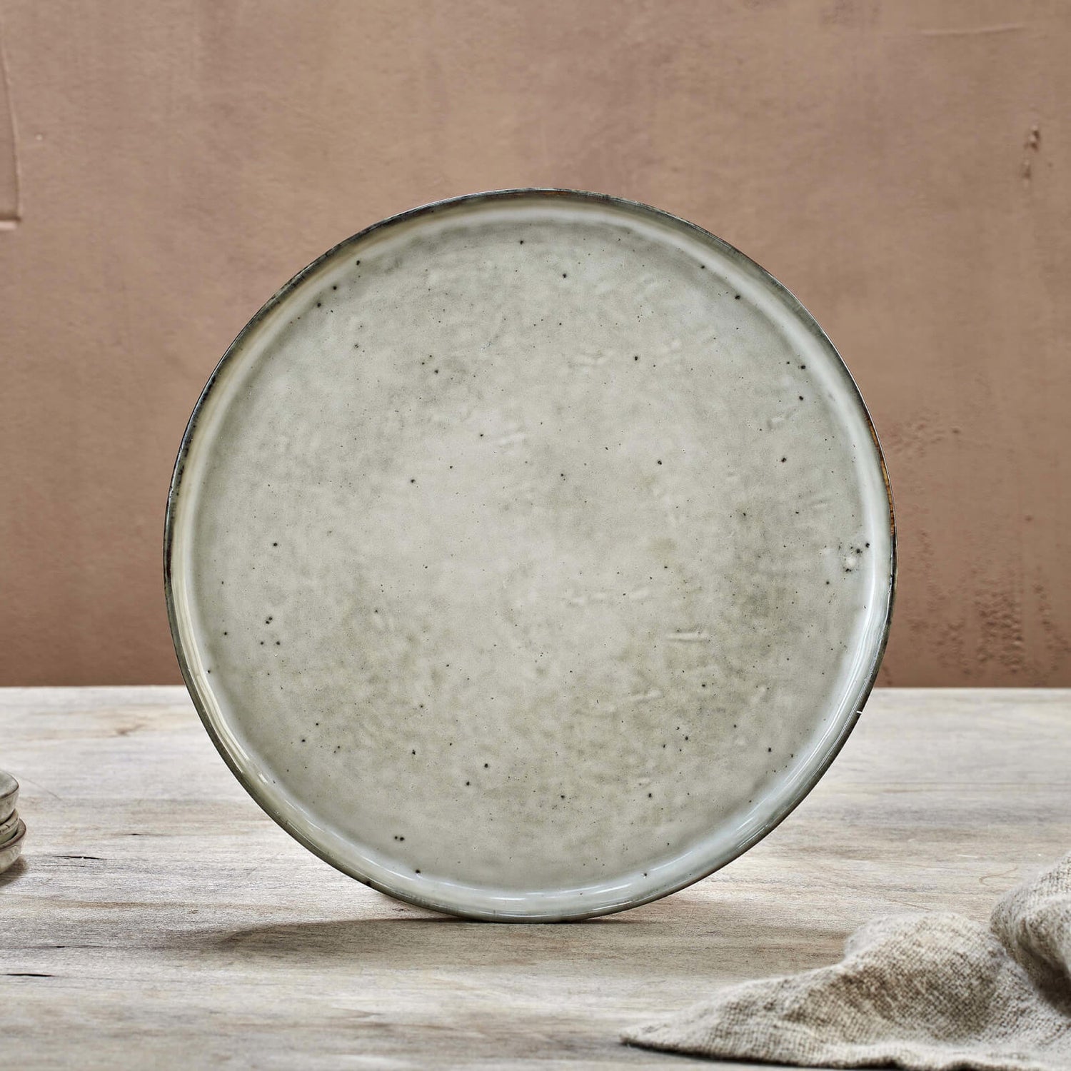 Nkuku Amina Dinner Plate - Cream