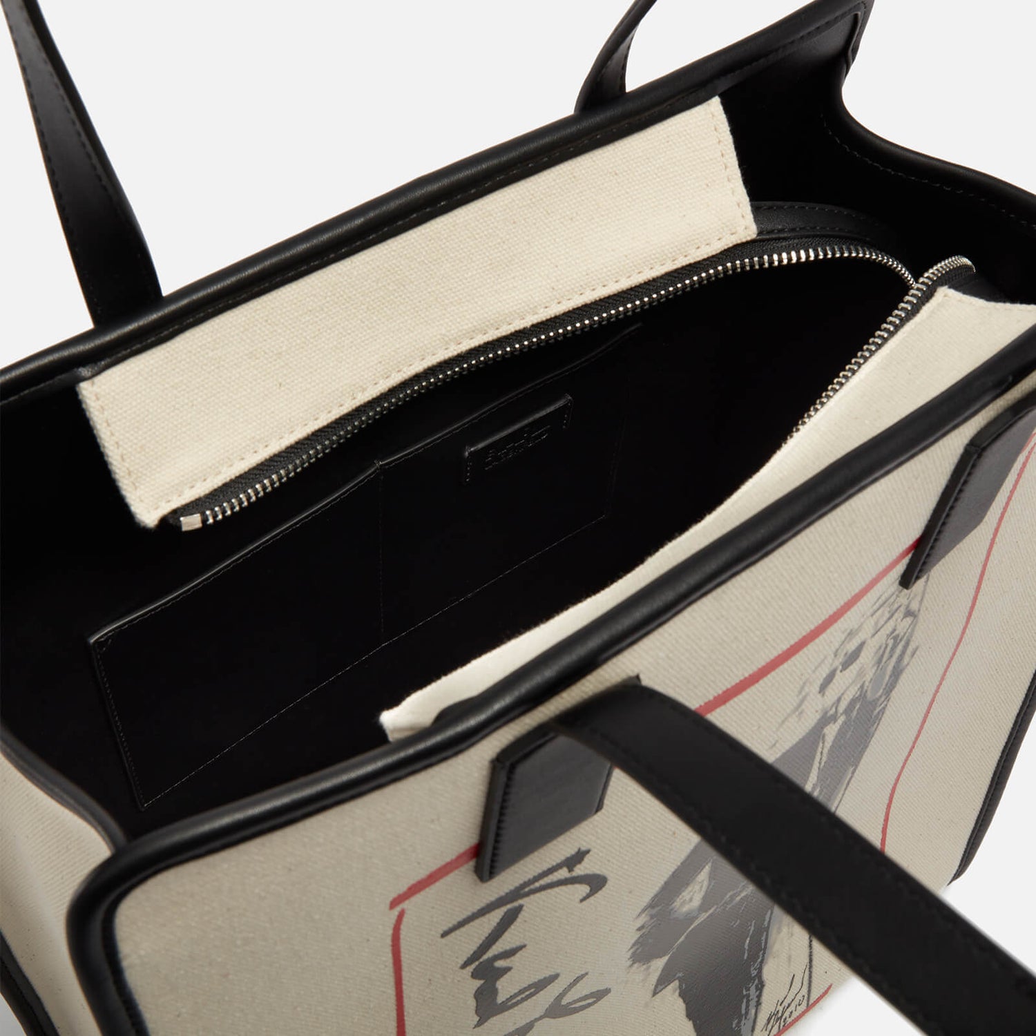 Karl Lagerfeld Series Canvas Shopper Tote Bag 3
