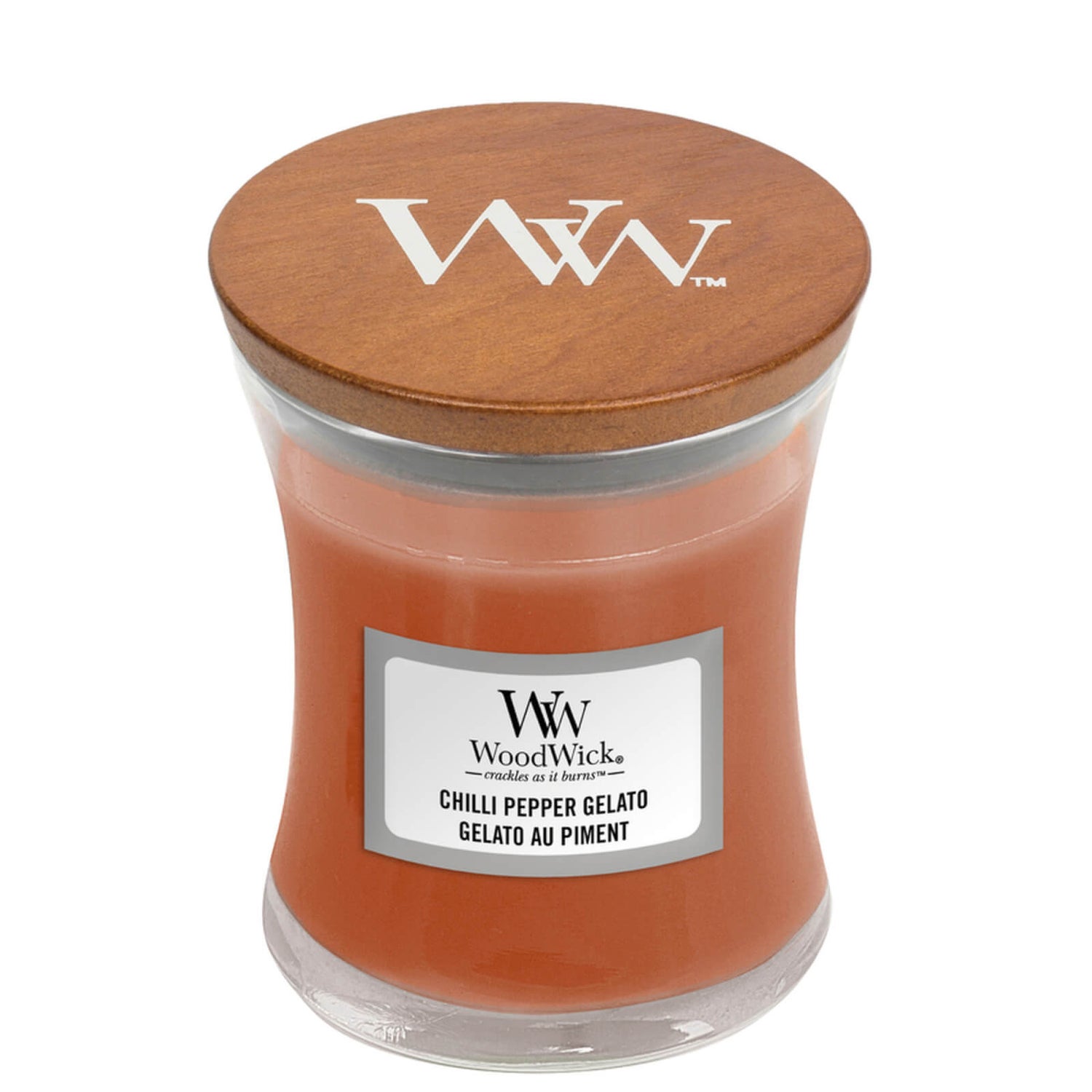 WoodWick Rouge Oud Medium Hourglass Candle, Crackles As It Burns, Up To 65 Hrs Burn Time, Perfect For Gifting, 9.7 Oz