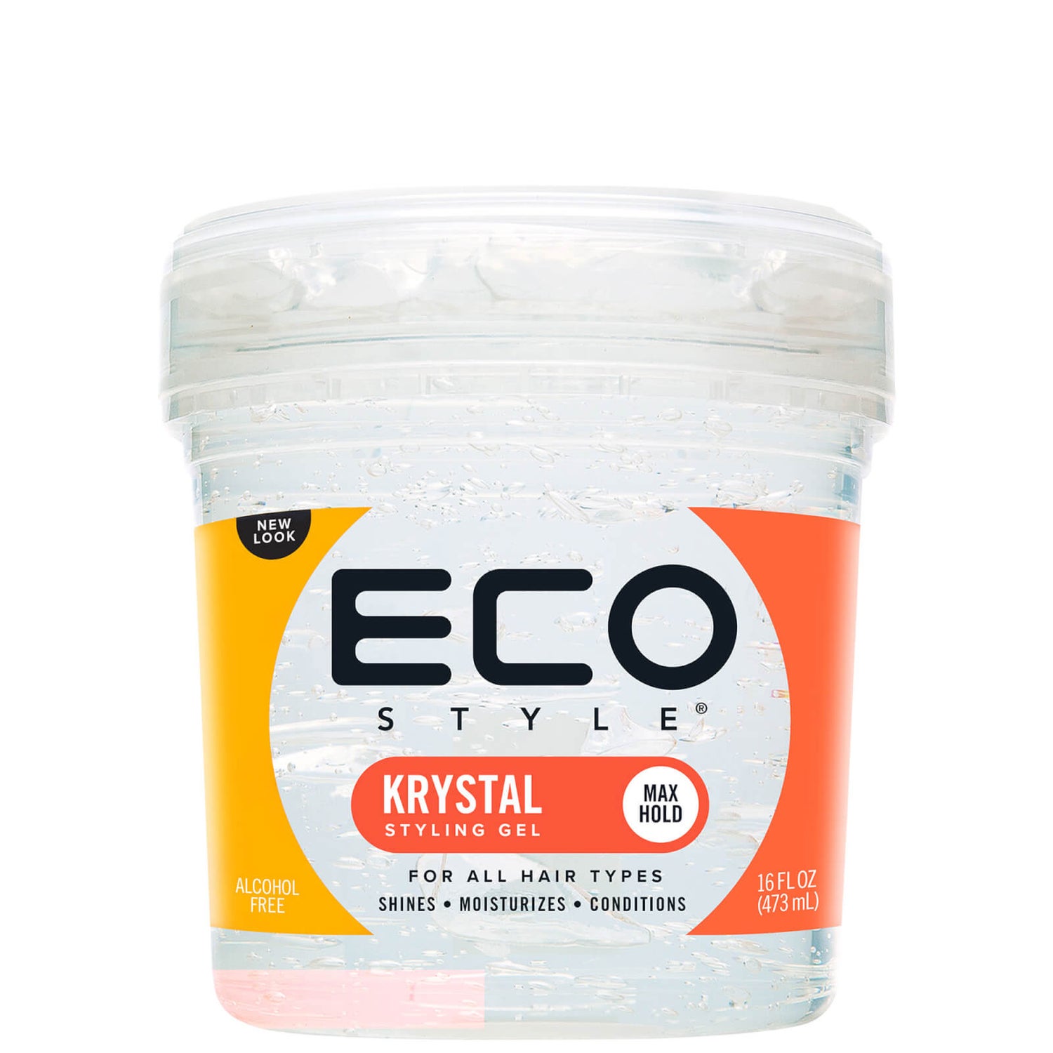 Gel de peinado transparente Styler Krystal de Eco (473 ml)