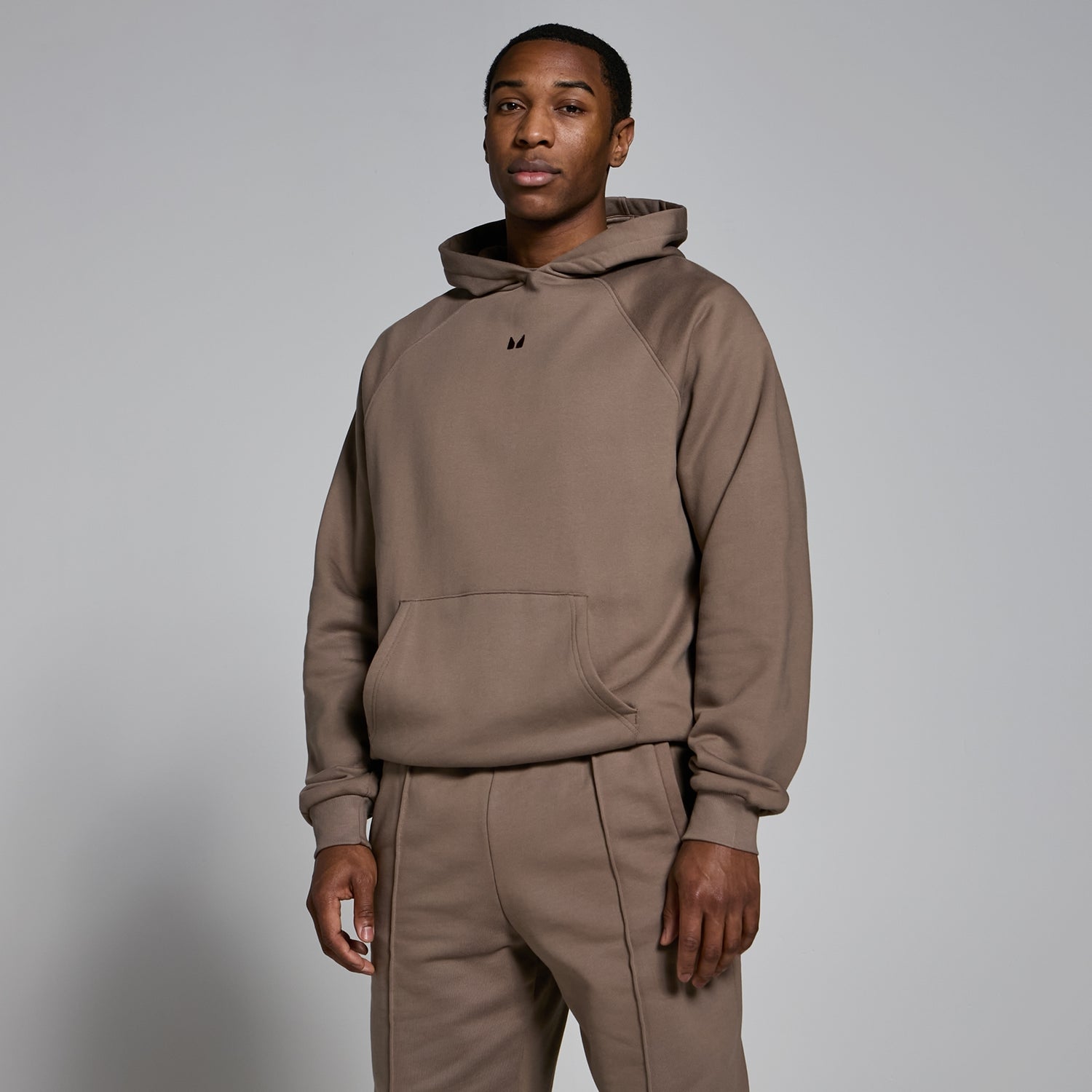 MP Lifestyle Heavyweight Hoodie til mænd – Soft Brown - XS