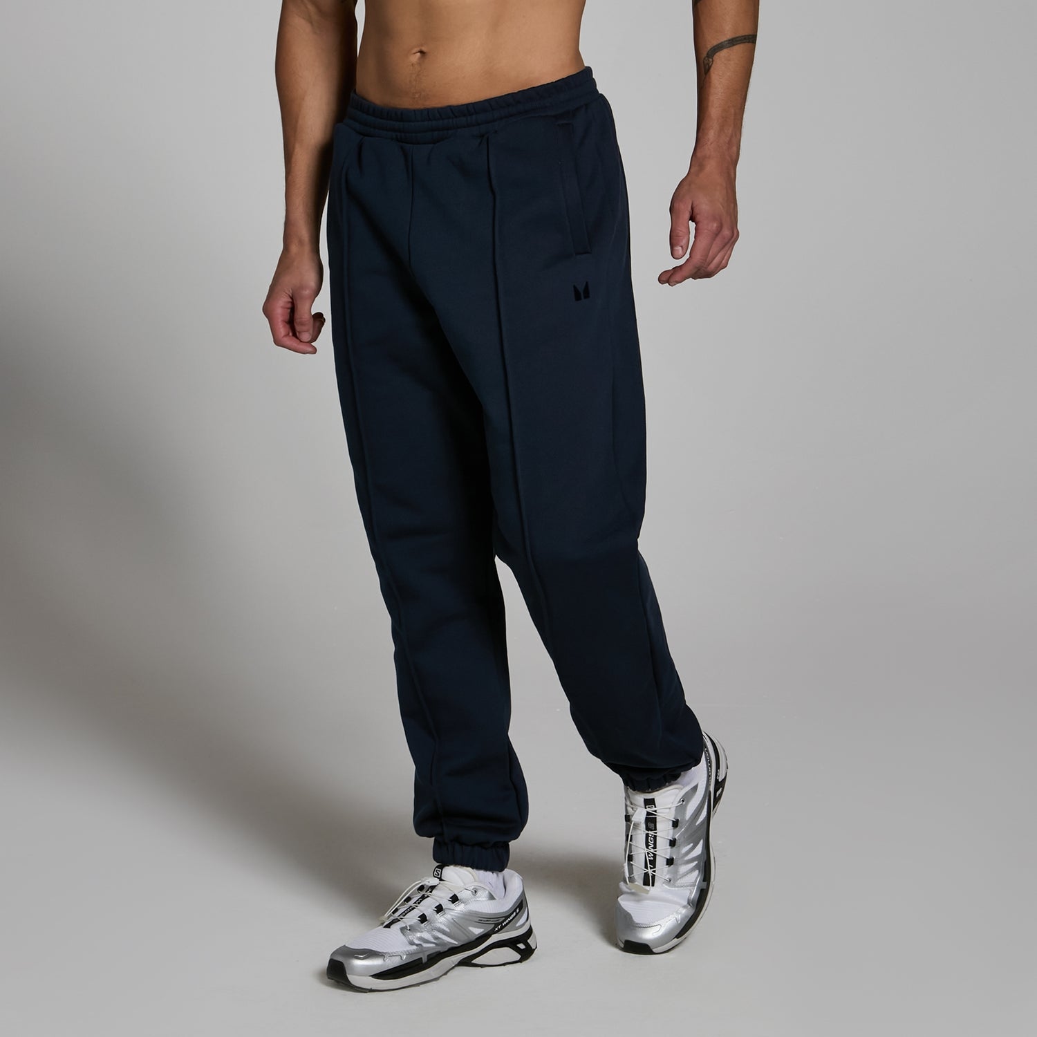 MP Lifestyle stevige en oversized joggingbroek voor heren - Donkermarineblauw - XS
