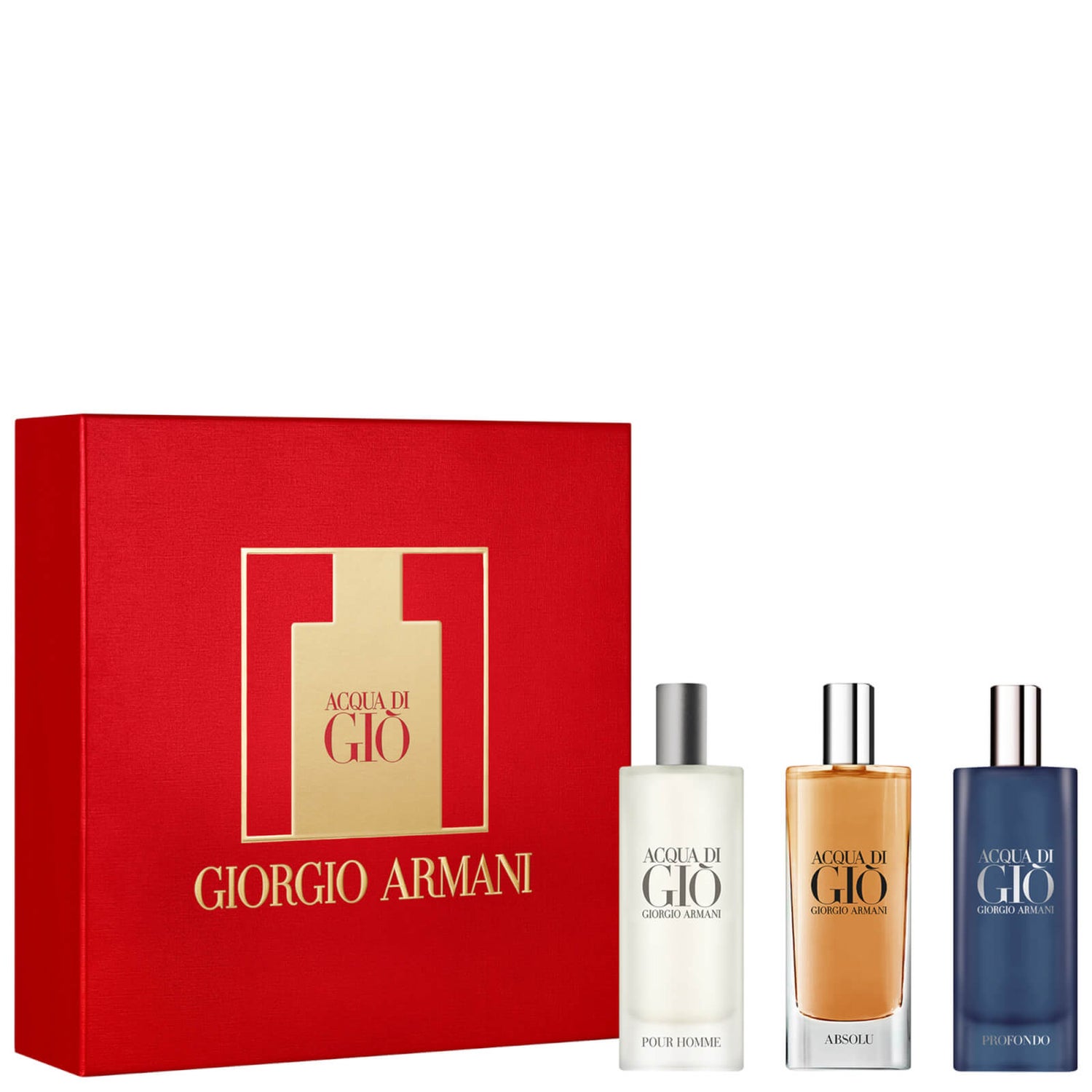 Armani Acqua Di Gi Pour Homme Eau de Toilette Spray 15ml x 3
