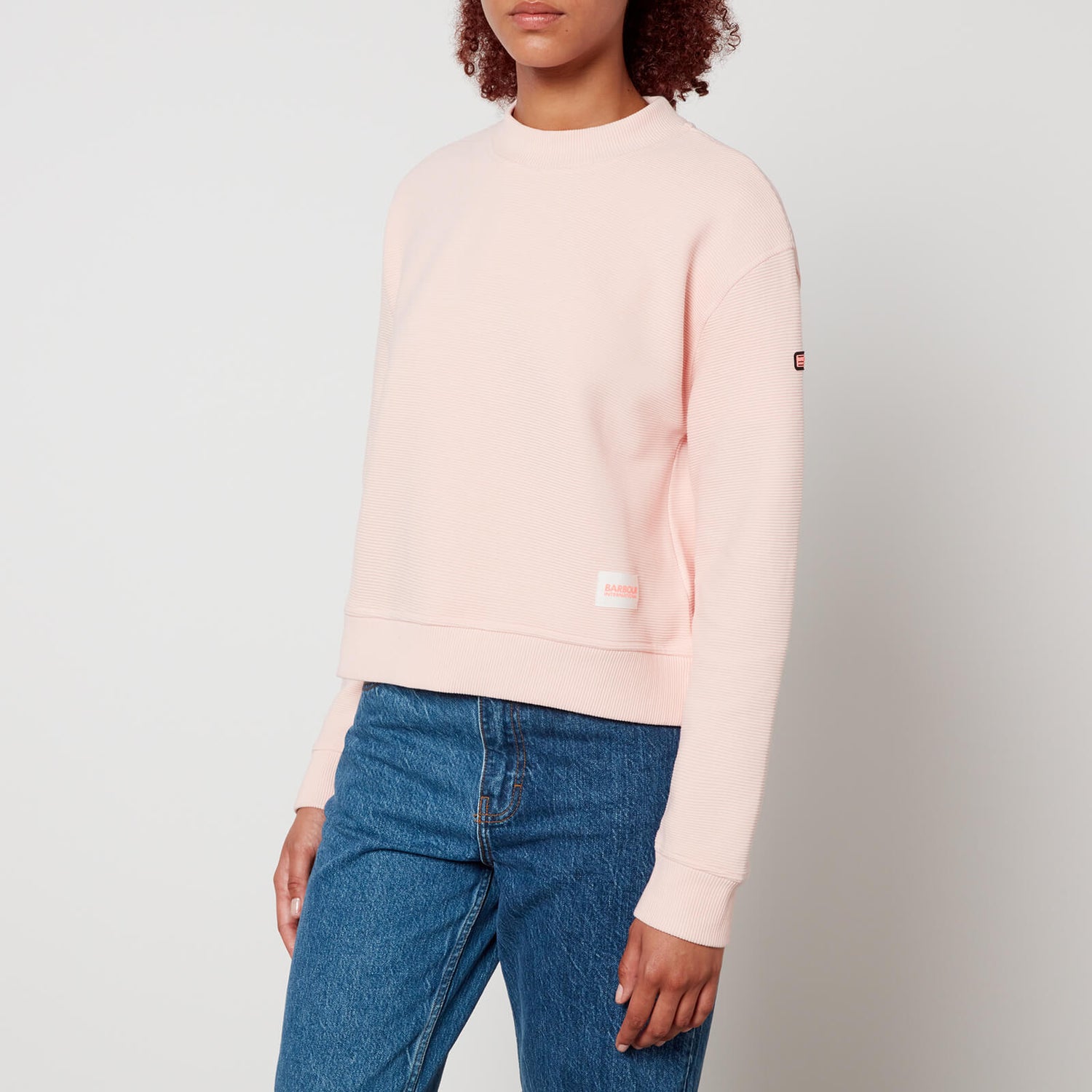 Barbour International Redgrave Cotton-Blend Jersey Sweatshirt - UK 8