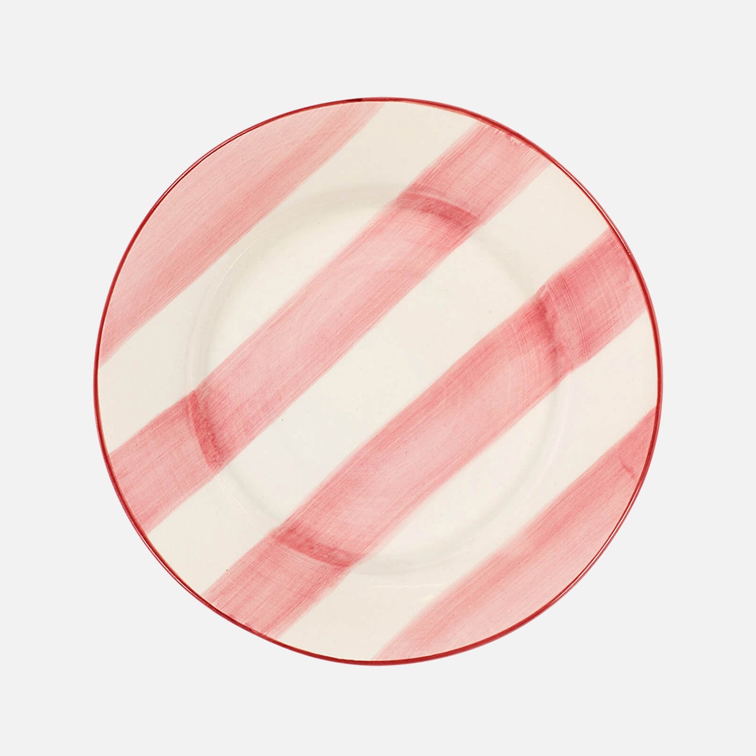 anna + nina Striped Posy Dinner Plate