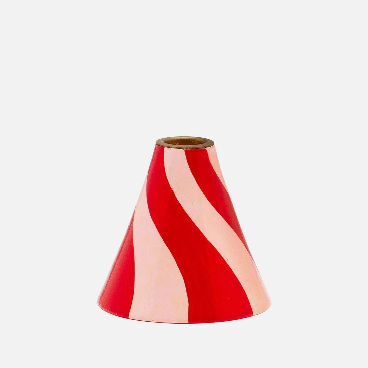 anna + nina Pink Twirl Candle Holder
