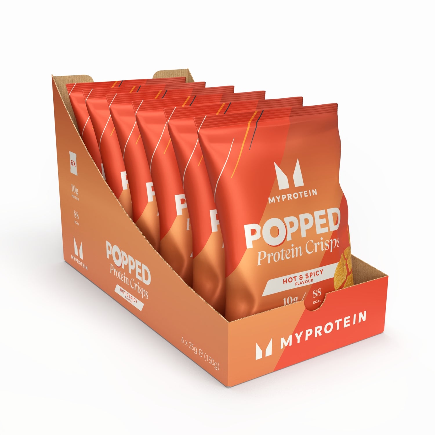 Popped Protein Crisps - Hot & Spicy