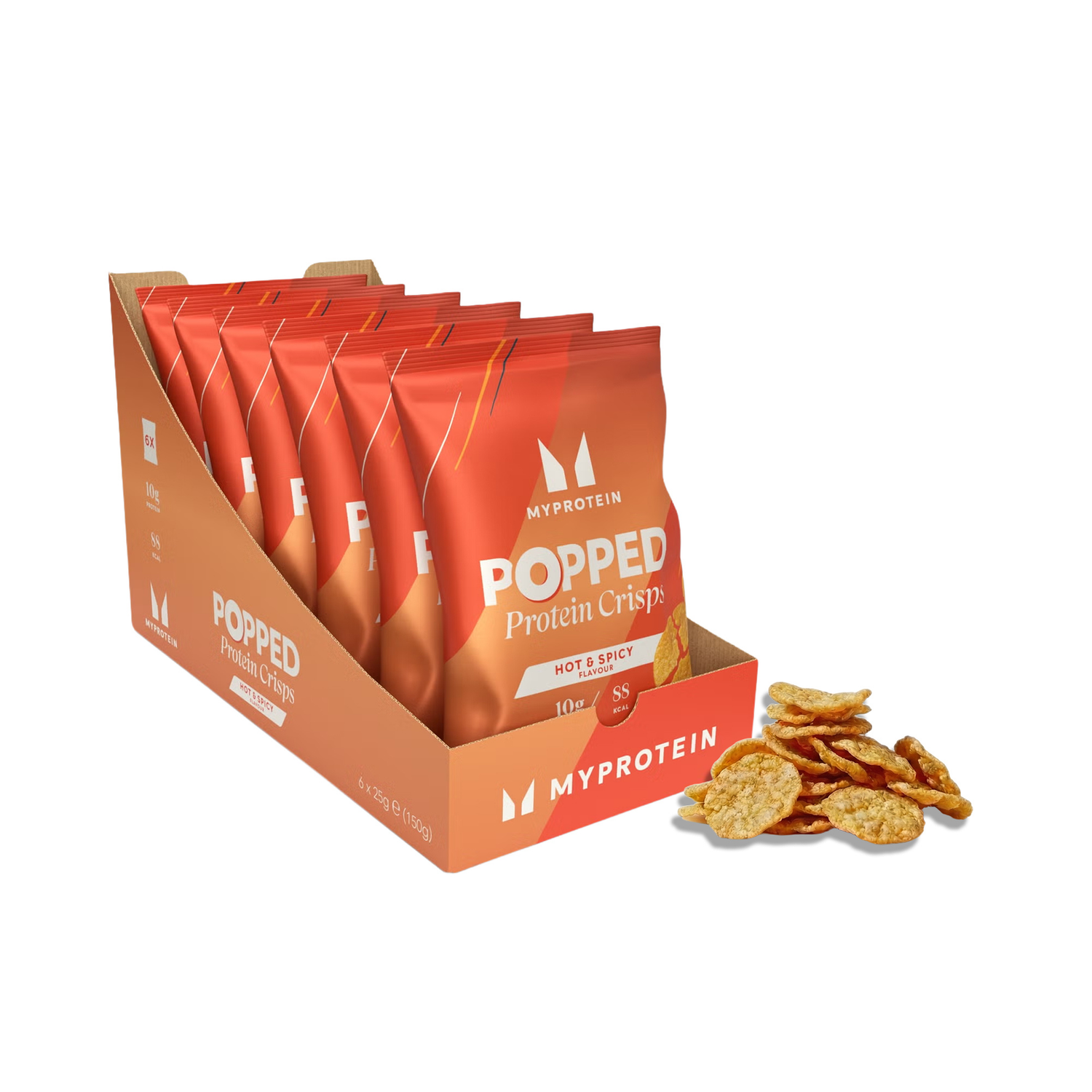 Popped Protein Crisps - Hot & Spicy
