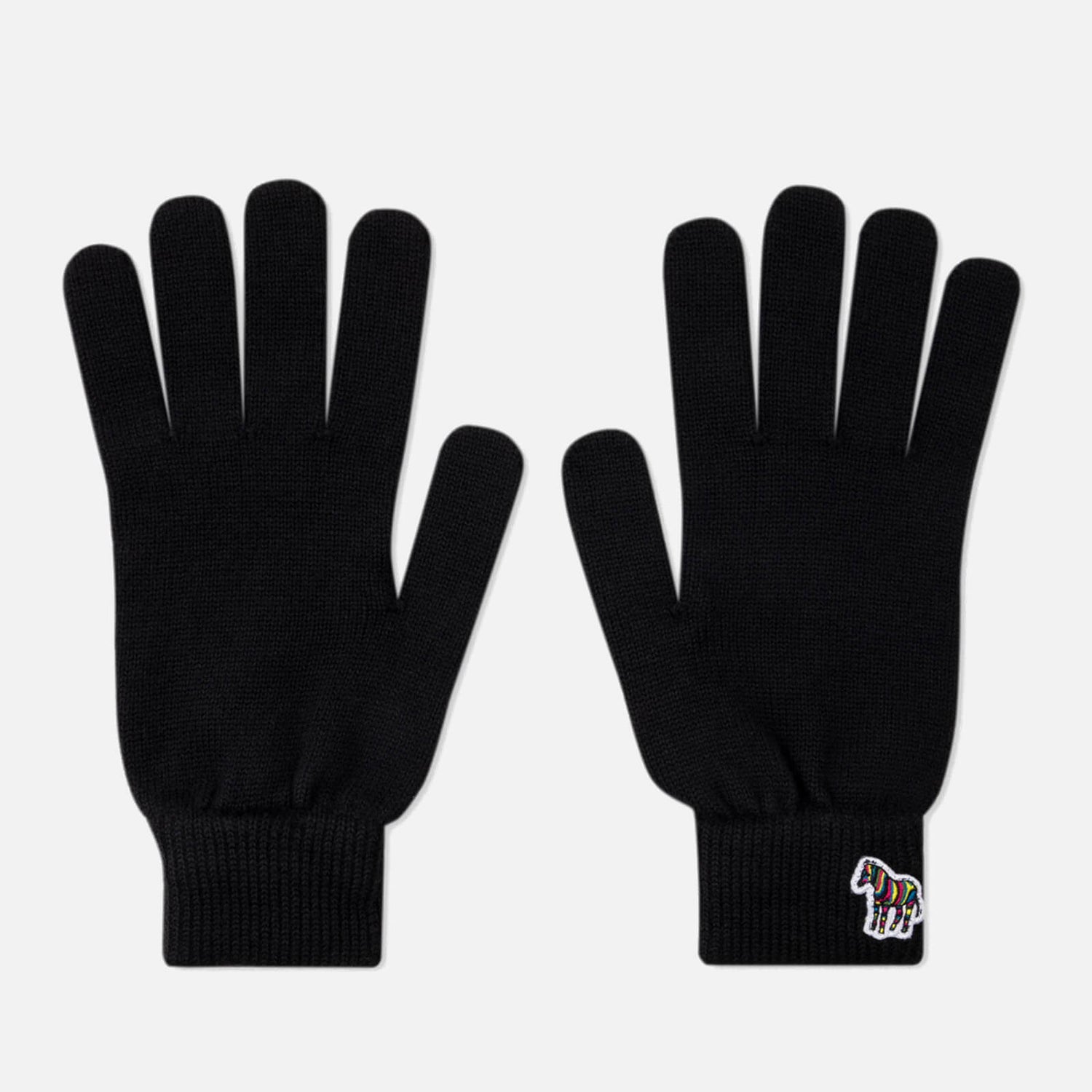 PS Paul Smith Zebra Leather Gloves