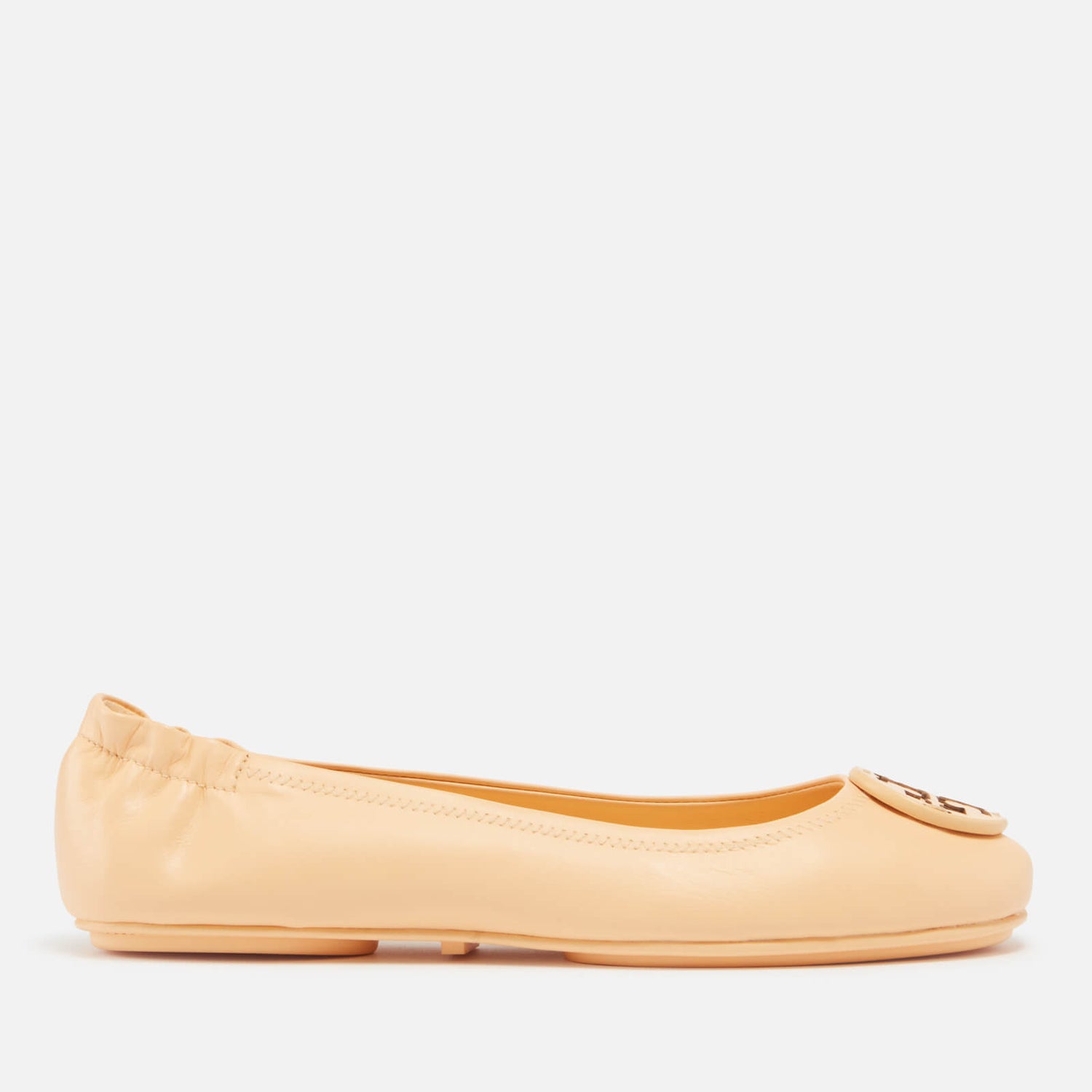Tory Burch Women's Minnie Travel Leather Ballet Flats
