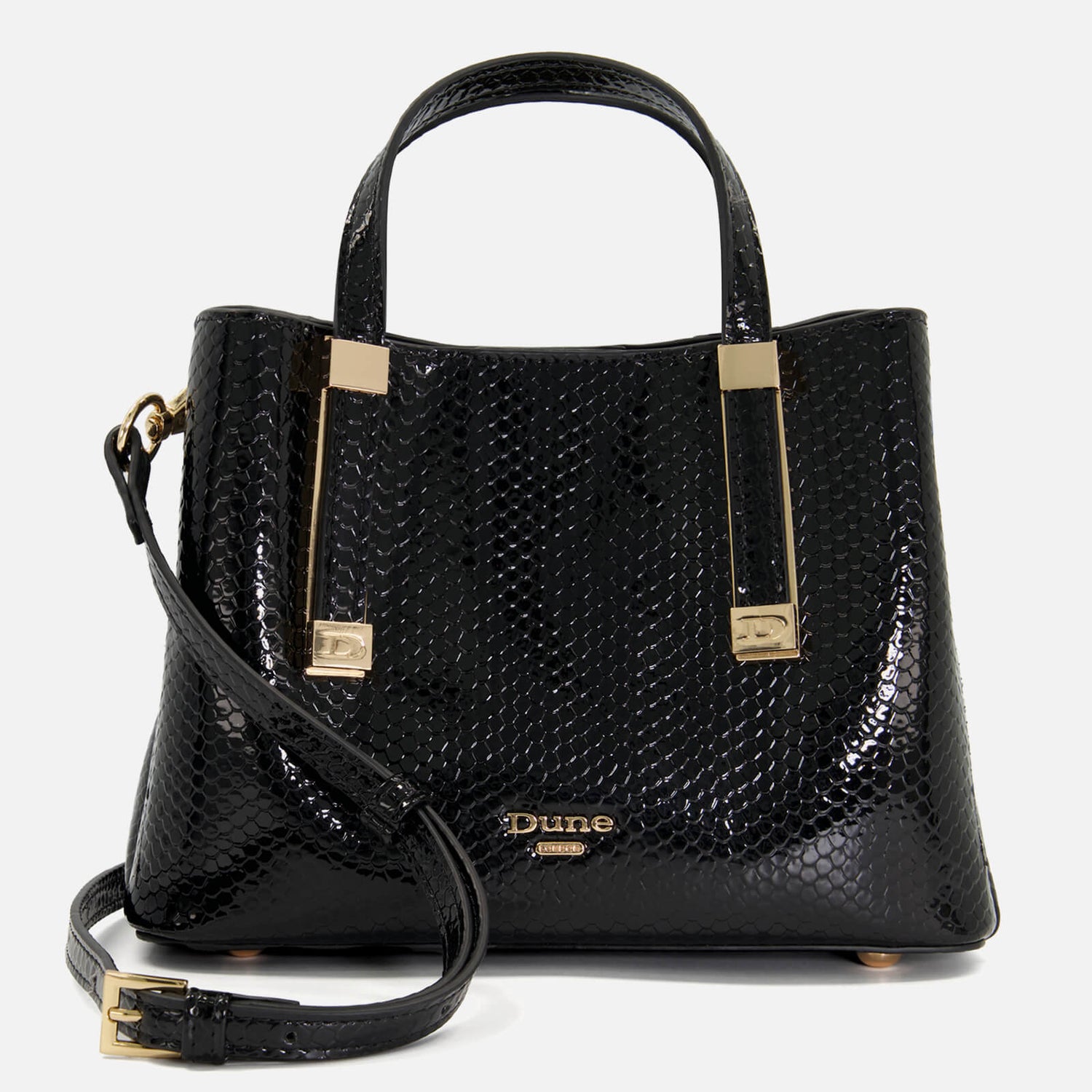 Dune Dinkydorrie Mini Croc Effect Faux Leather Tote Bag TheHut
