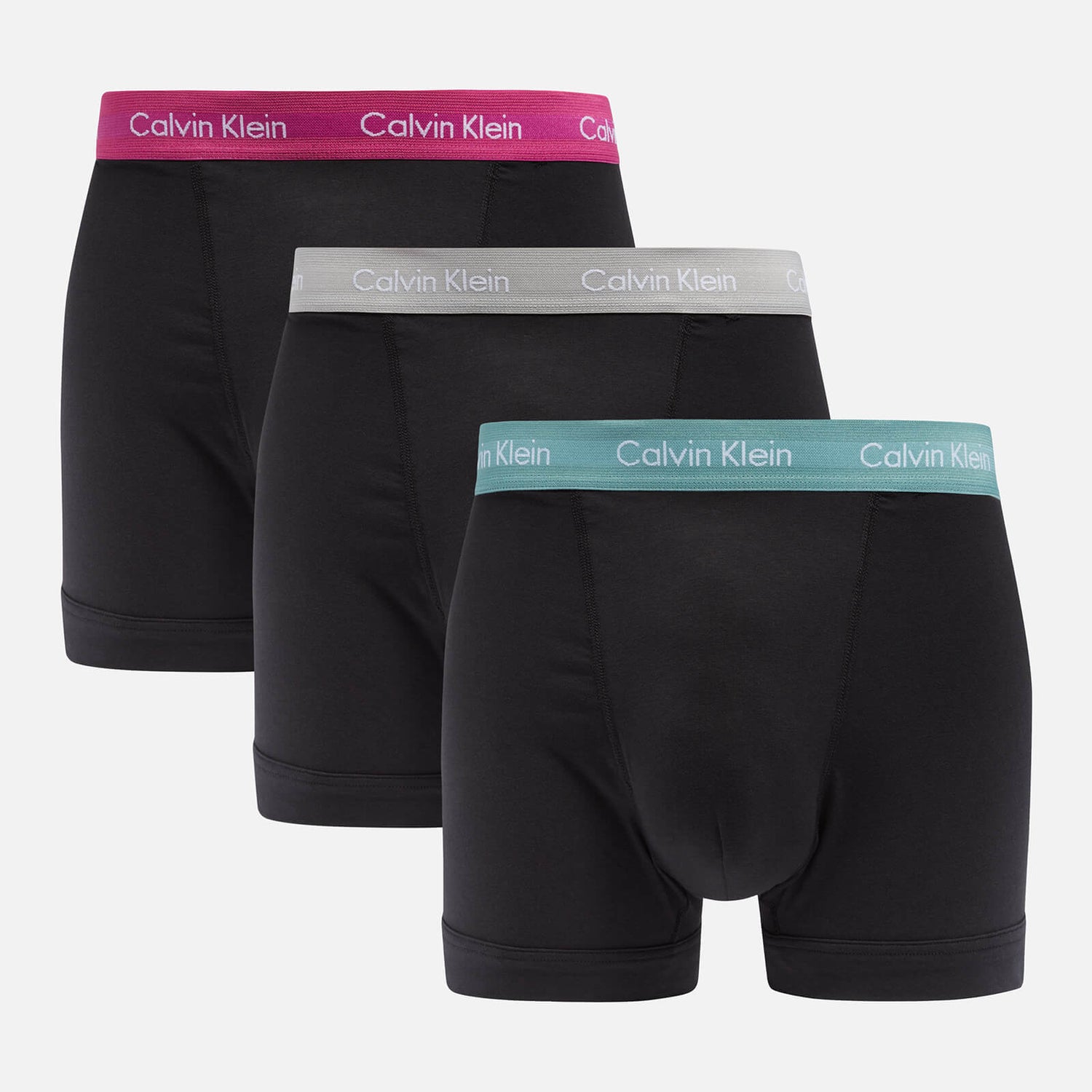 BOSS Bodywear Three-Pack Bold Stretch-Cotton Boxer Trunks