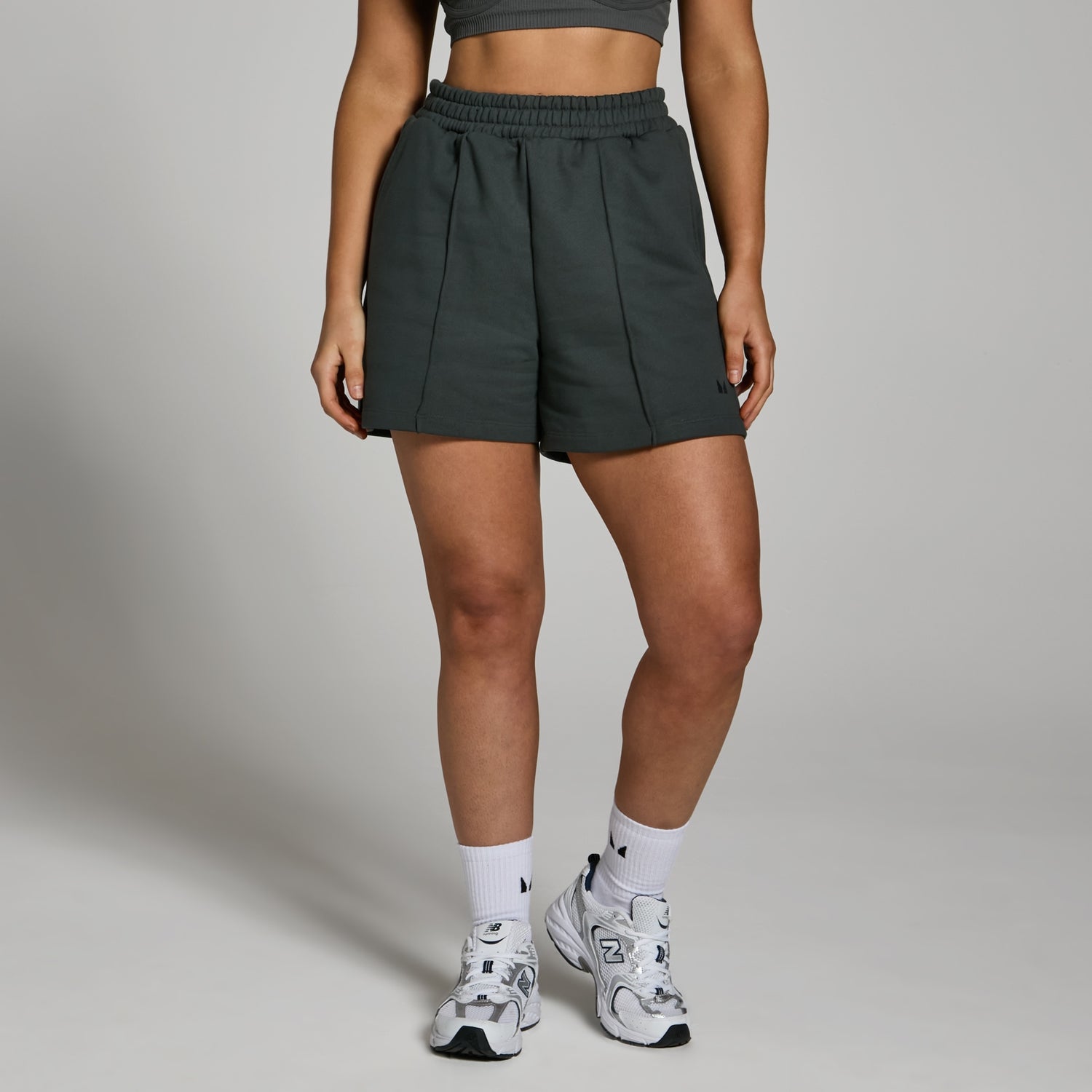 MP Women's Lifestyle Heavyweight Sweat Shorts - Dark Shadow - XS