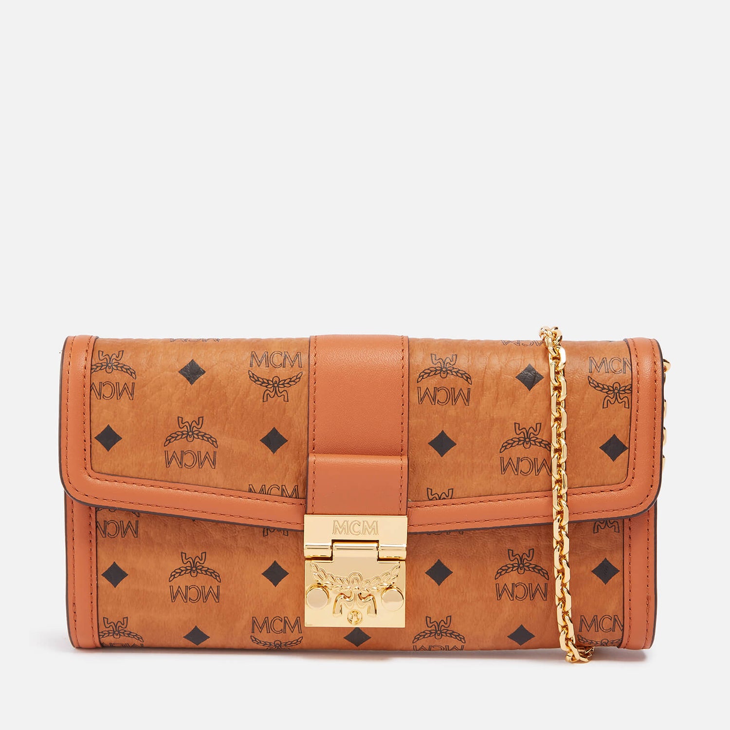 MCM Tracy Large Coated-Canvas Wallet