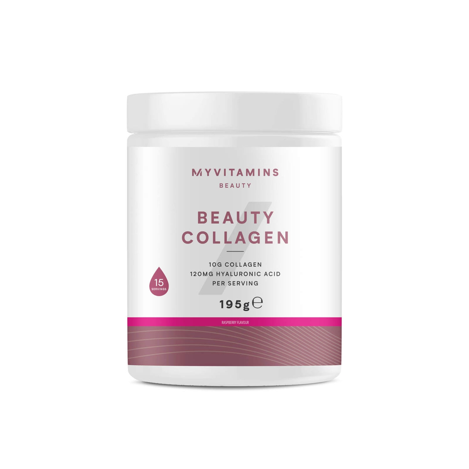 Collagen Beauty Powder - 195g - Raspberry