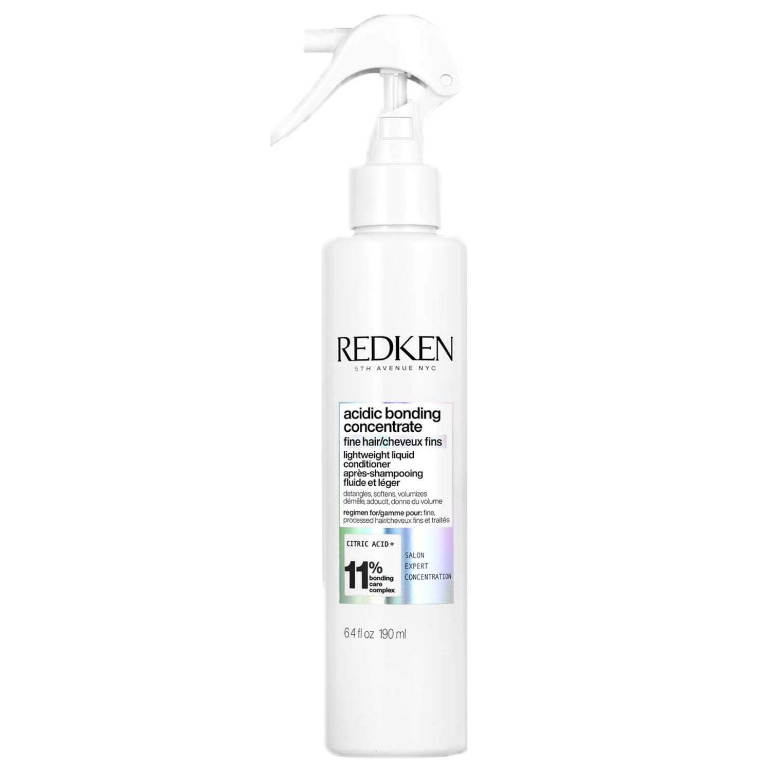 Acondicionador líquido ligero Acidic Bonding Concentrate de Redken para cabello fino 190 ml