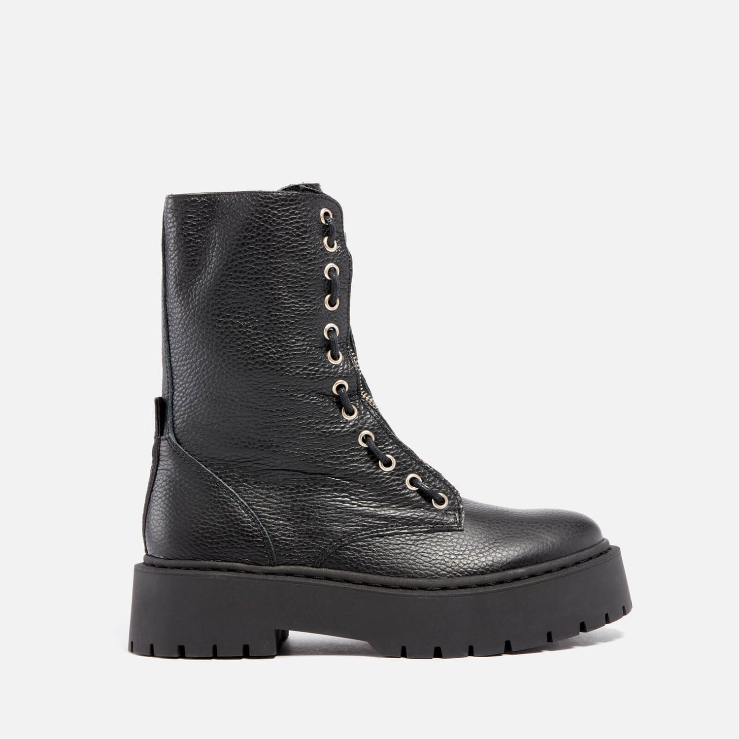 Steve Madden Women s Odilia Leather Zipped Boots TheHut