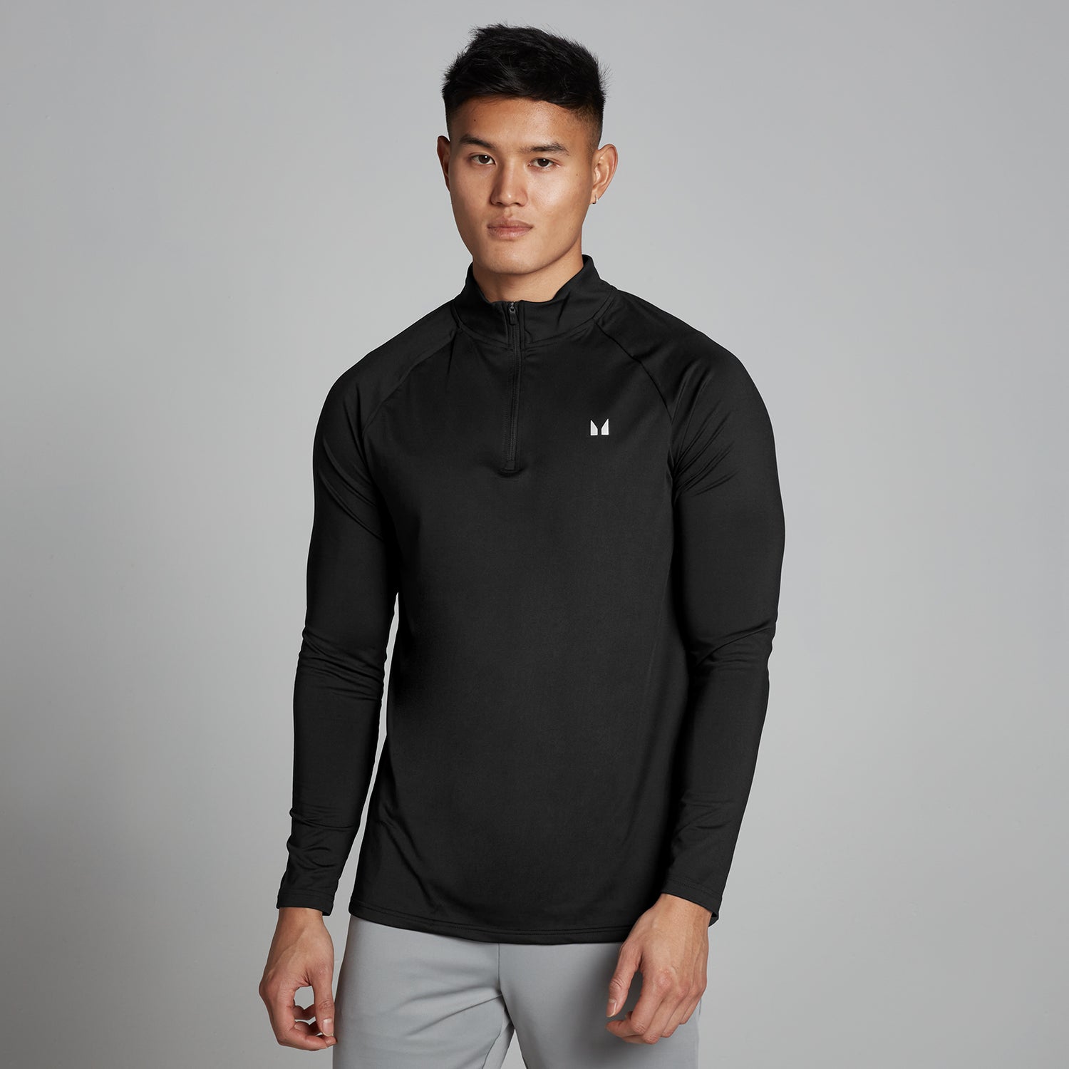 MP Men's Training 1/4 Zip - Black - XXS