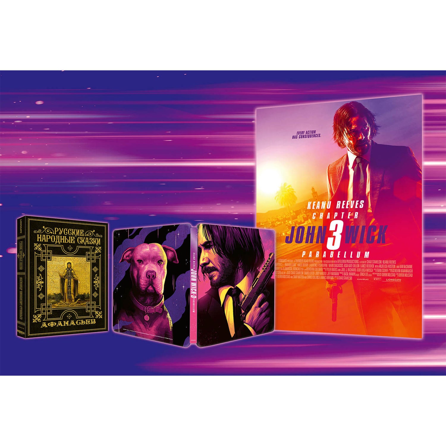 John Wick 3 Parabellum Limited Edition 4K Ultra HD Steelbook (includes Blu-ray)