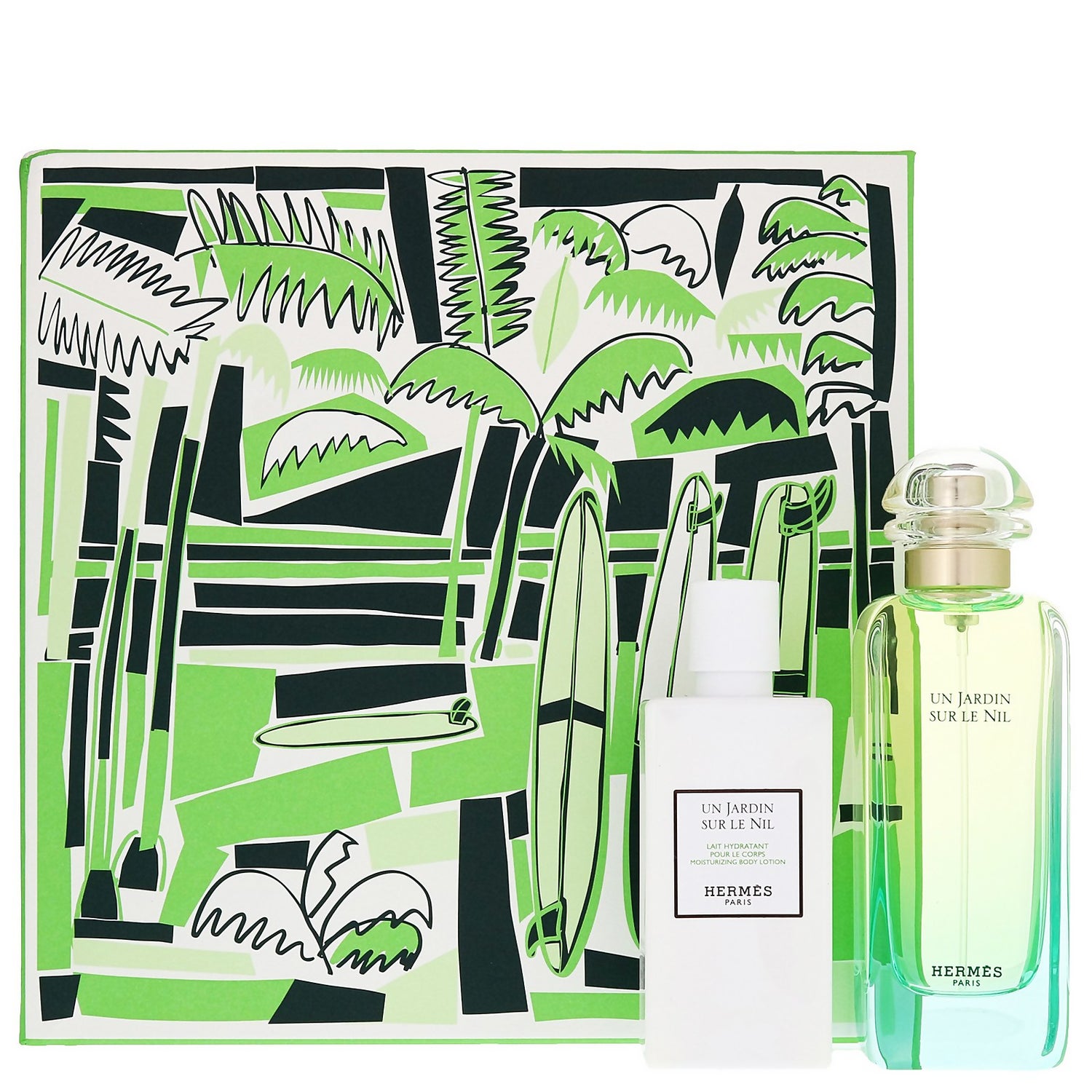 【未使用】HERMES UN JARDIN SUR LE NIL 4本セット Un Jardin sur le Nil Eau de toilette gift set, Limited