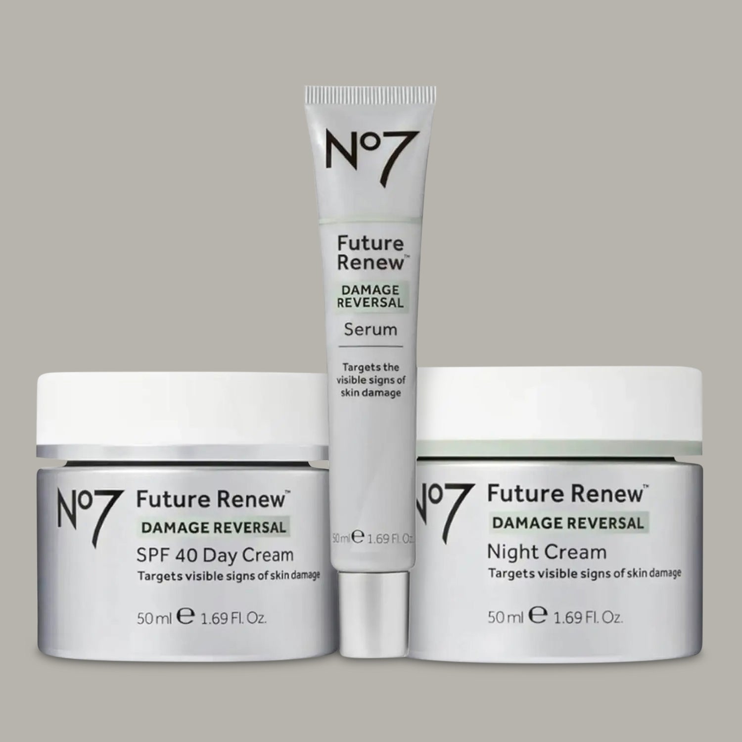No7 Future Renew™ Damage Reversal Bundle for Fine Lines & Wrinkles and Skin Looks Brighter & Firmer