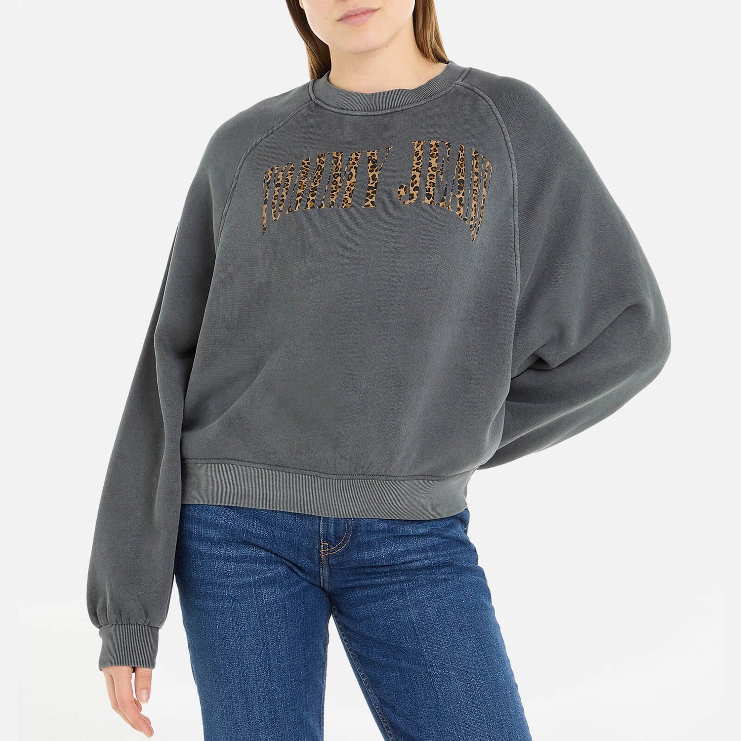 Tommy Jeans Relaxed Leo Cotton-Blend Crew