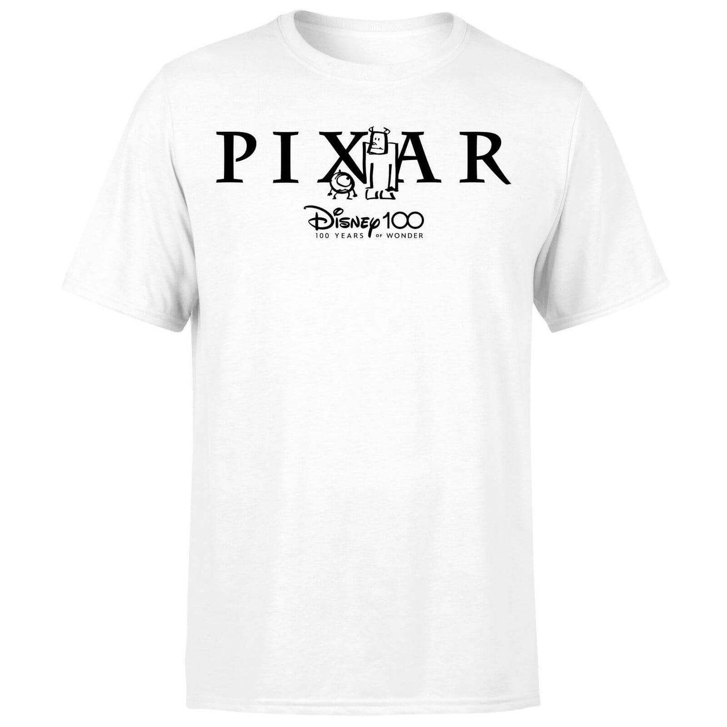 Disney Pixar Doodle Men's T-Shirt - White