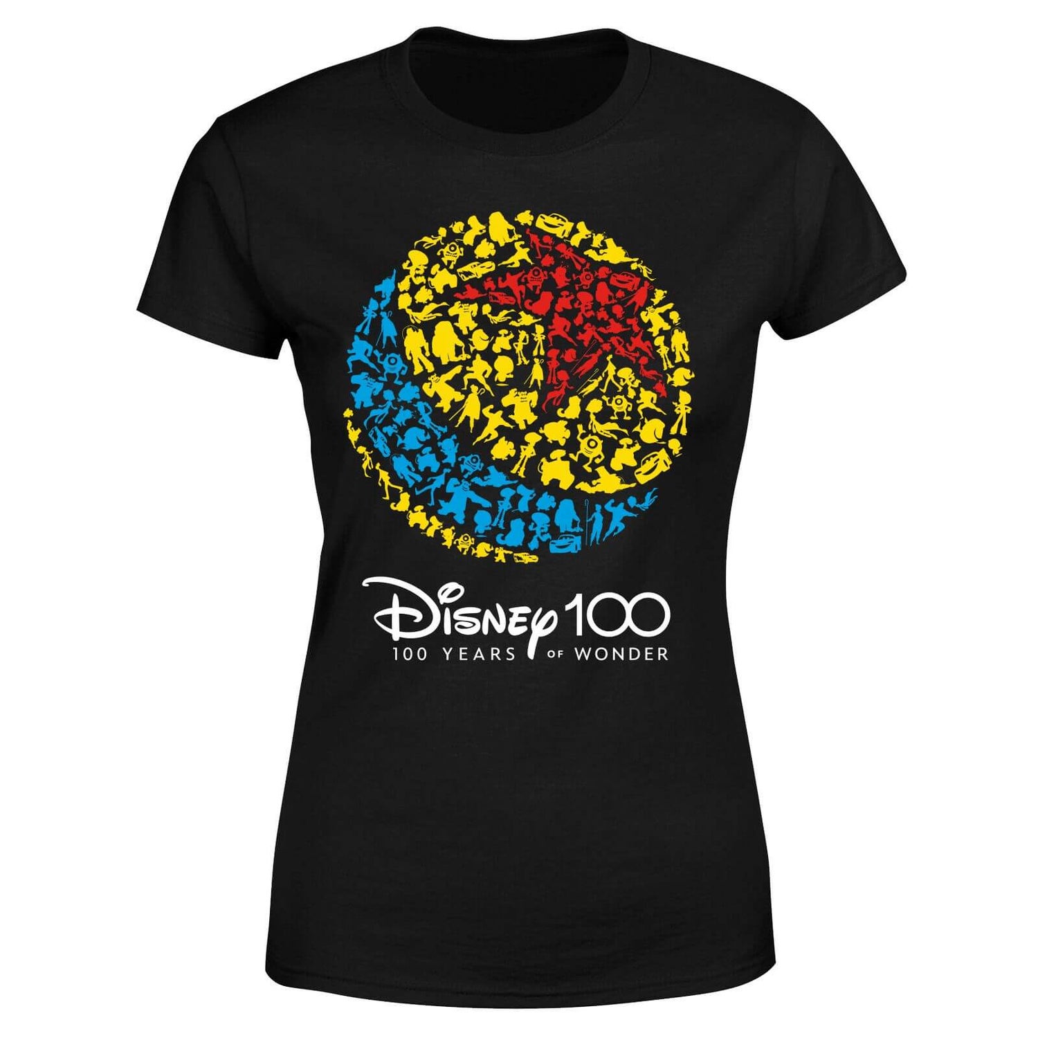 Disney 100 Years Of Pixar Women's T-Shirt - Black