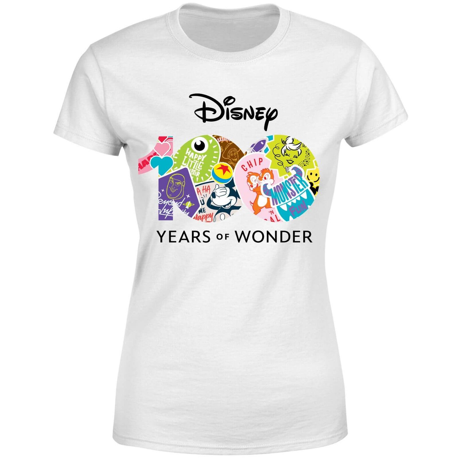 Disney 100 Years Of Disney Logo Women's T-Shirt - White