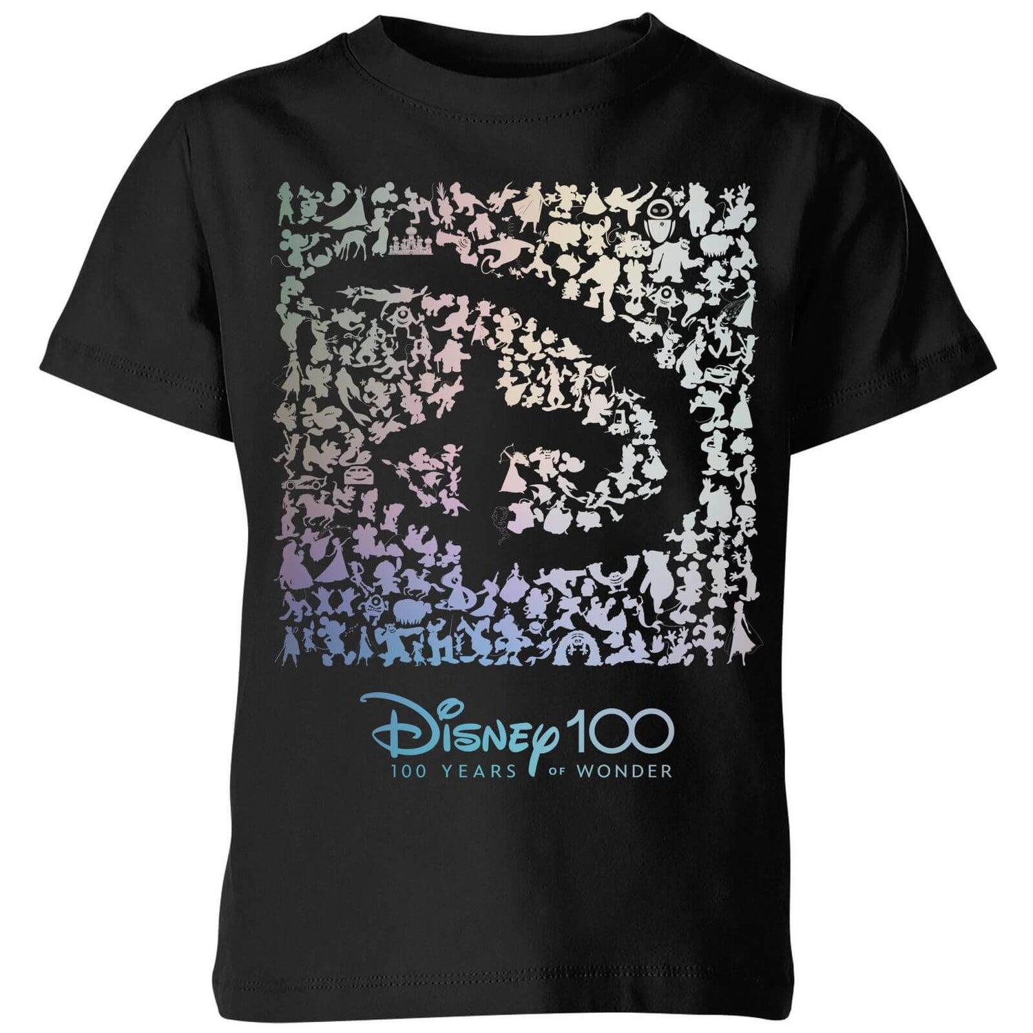 Disney 100 Years Of Disney Kids T Shirt Black Clothing Zavvi Australia